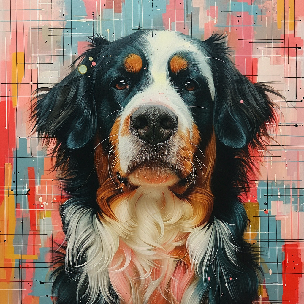 Bernese Mountain Dog Poster