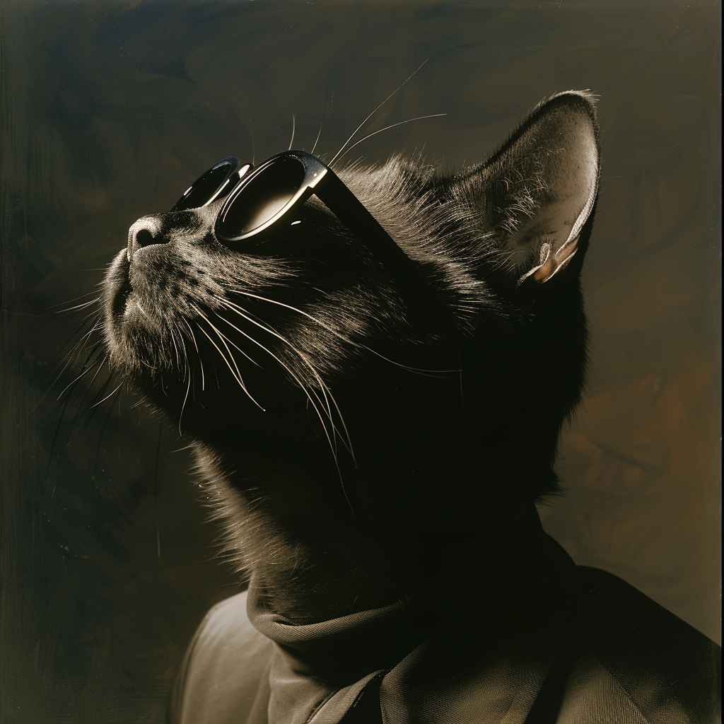 Cat Art Poster