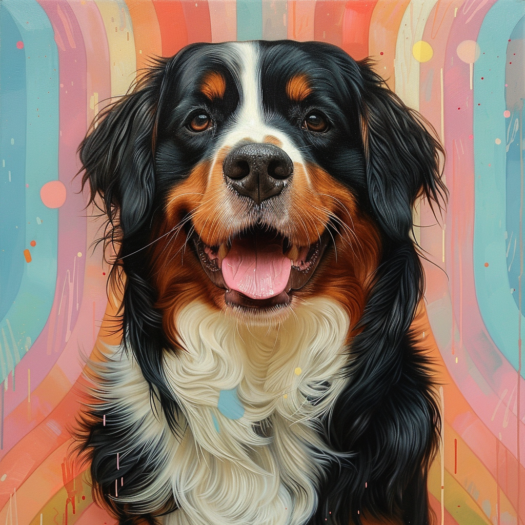 Bernese Mountain Dog Poster