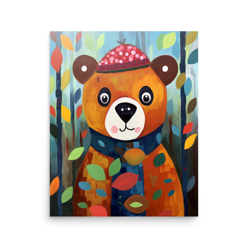 Bear Art for Child's Room