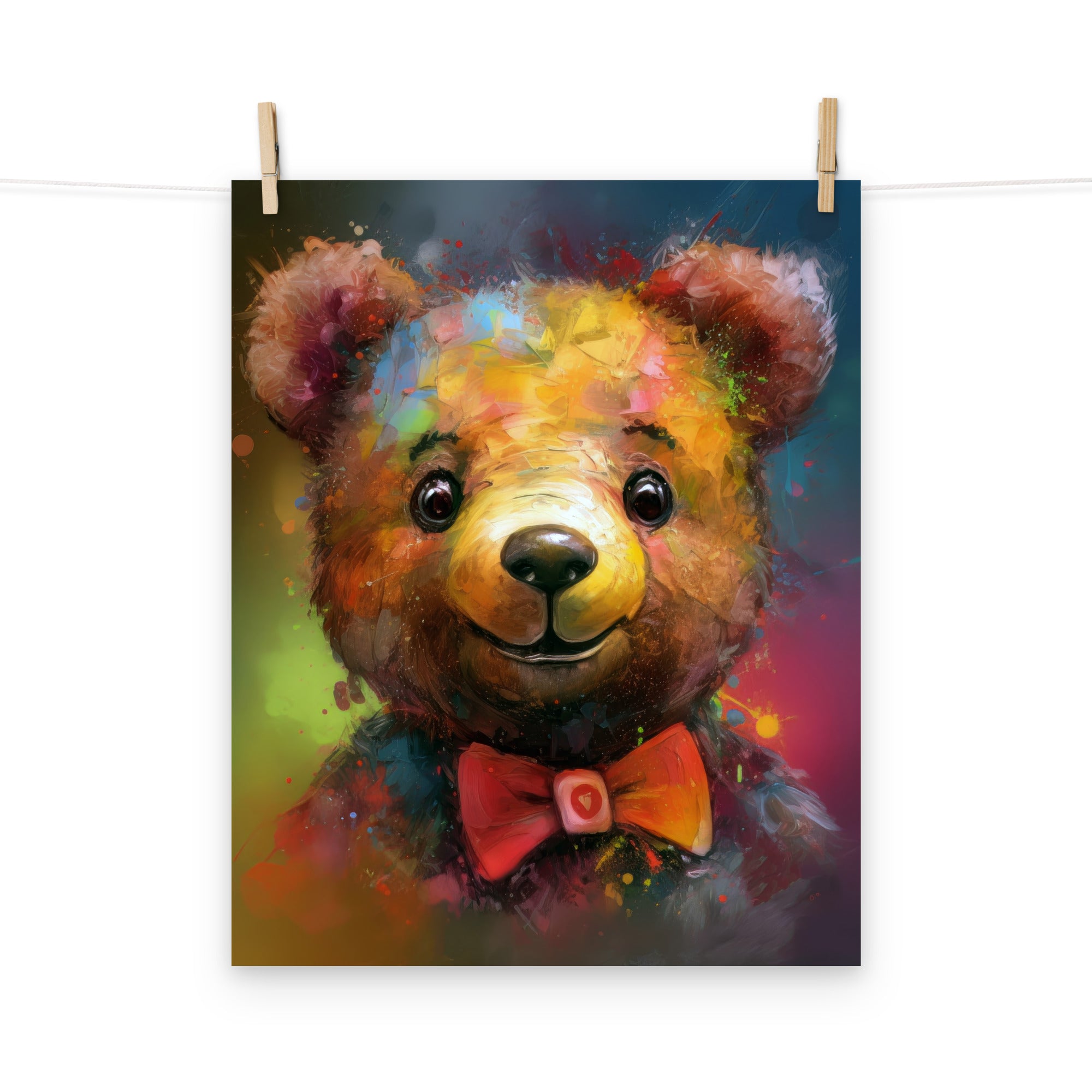 Bear Art for Child's Room