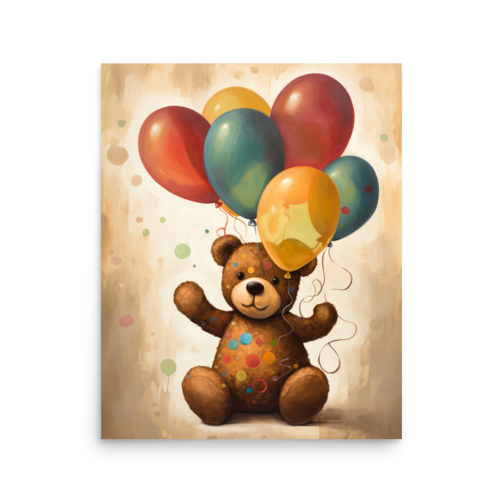 Bear Art for Child's Room