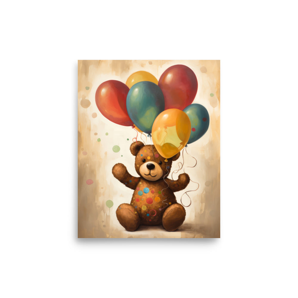 Bear Art for Child's Room