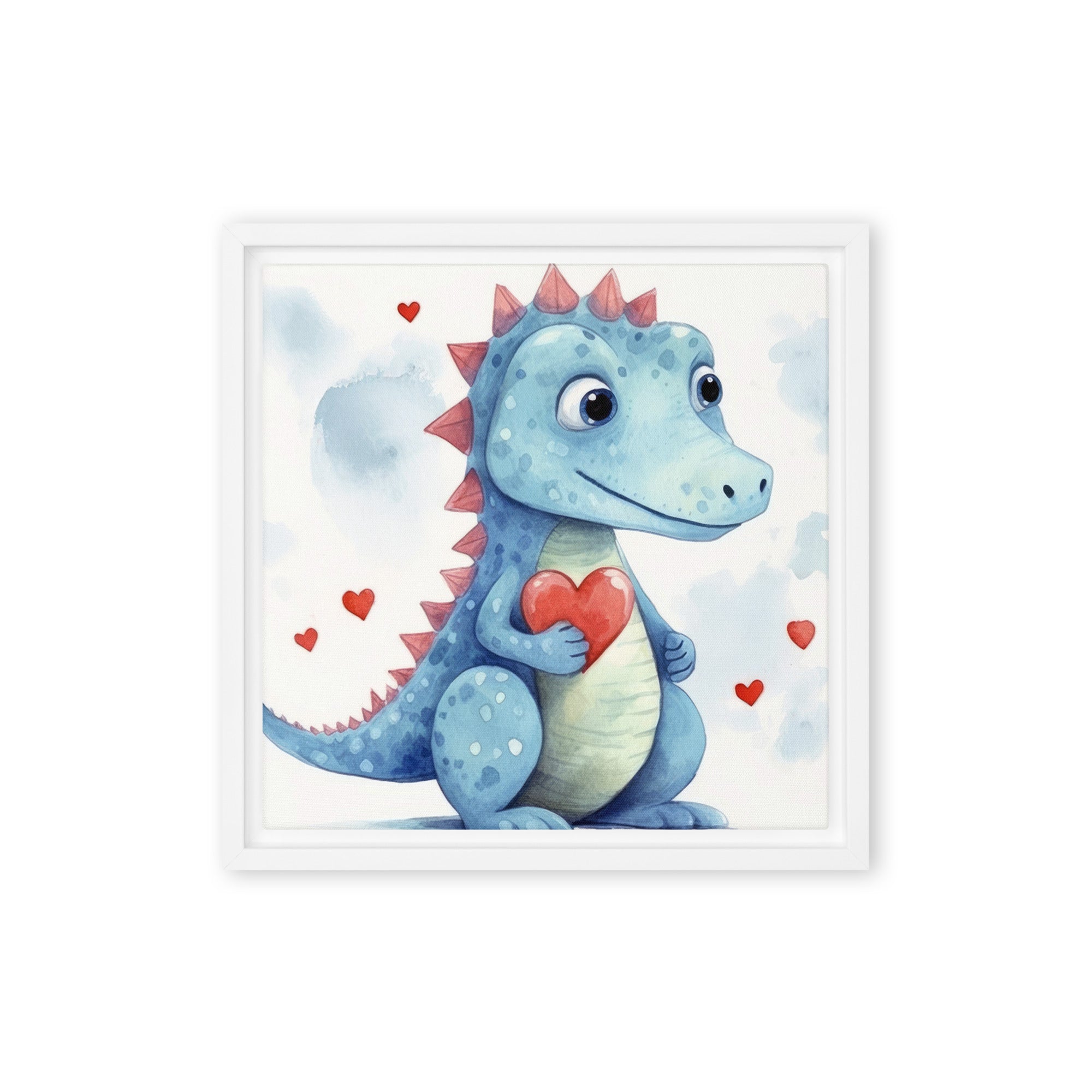 Dinosaur Art Framed canvas