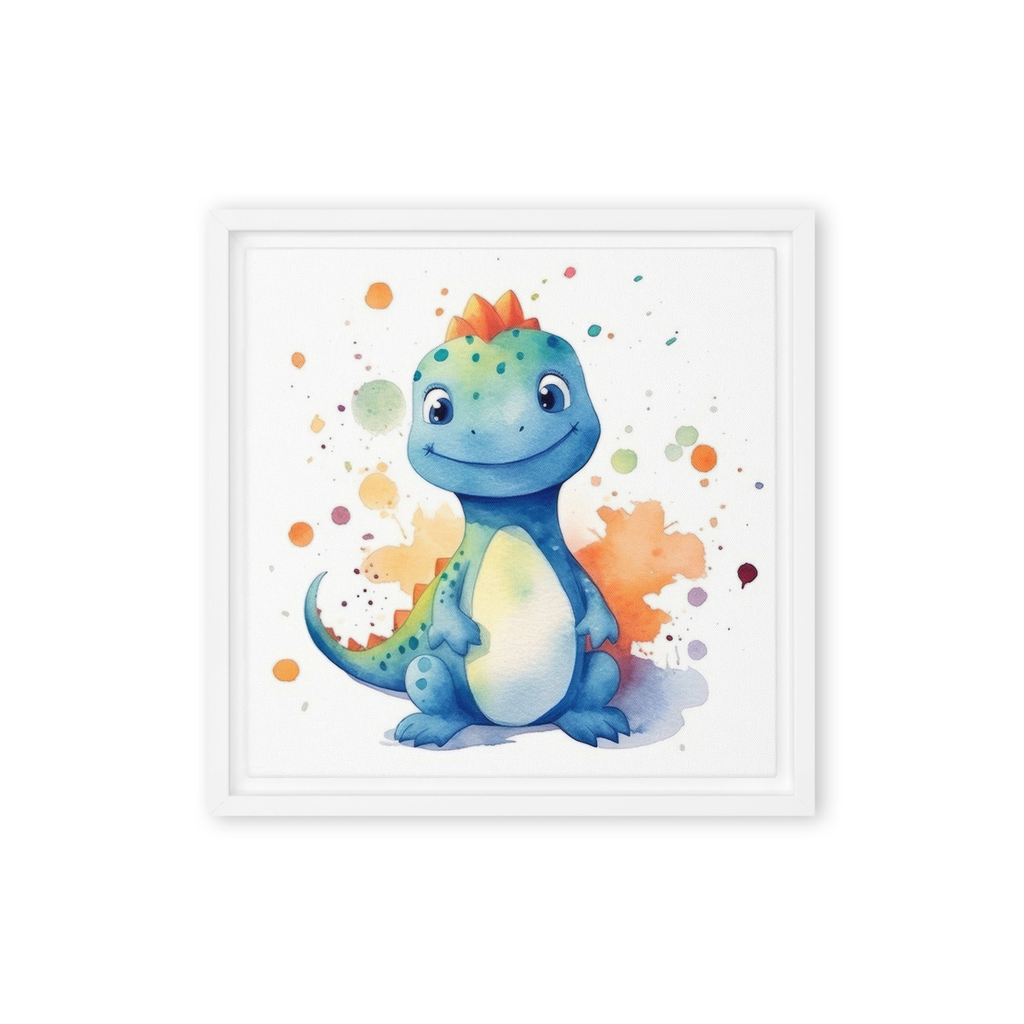 Dinosaur Art Framed canvas