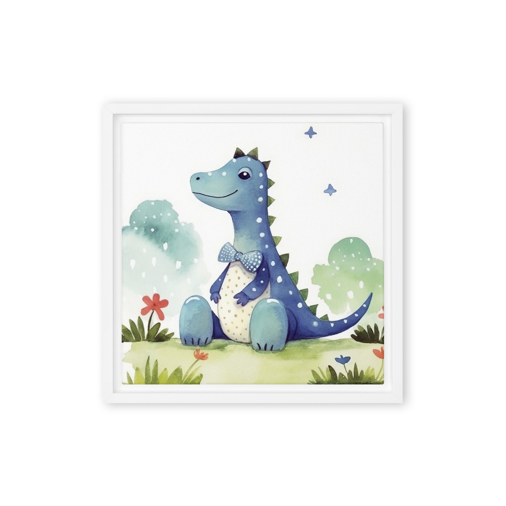 Dinosaur Art Framed canvas