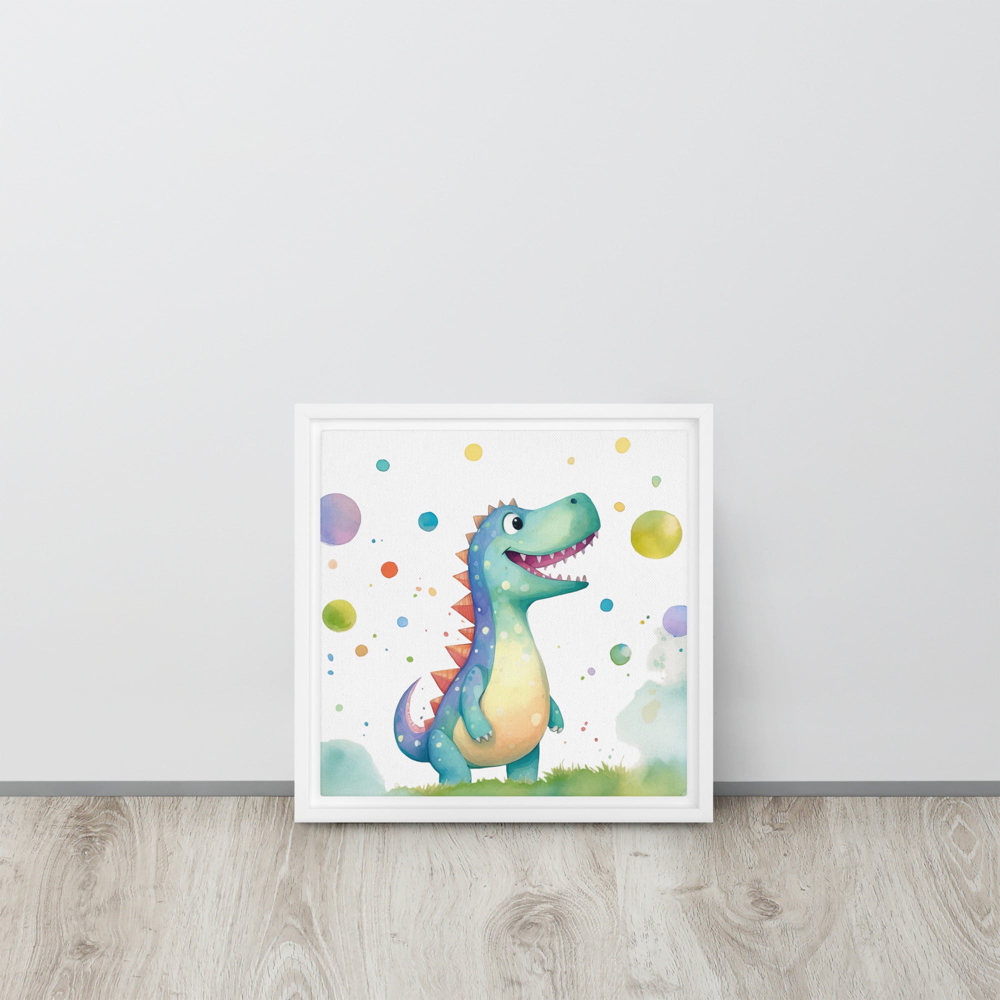 Dinosaur Art Framed canvas