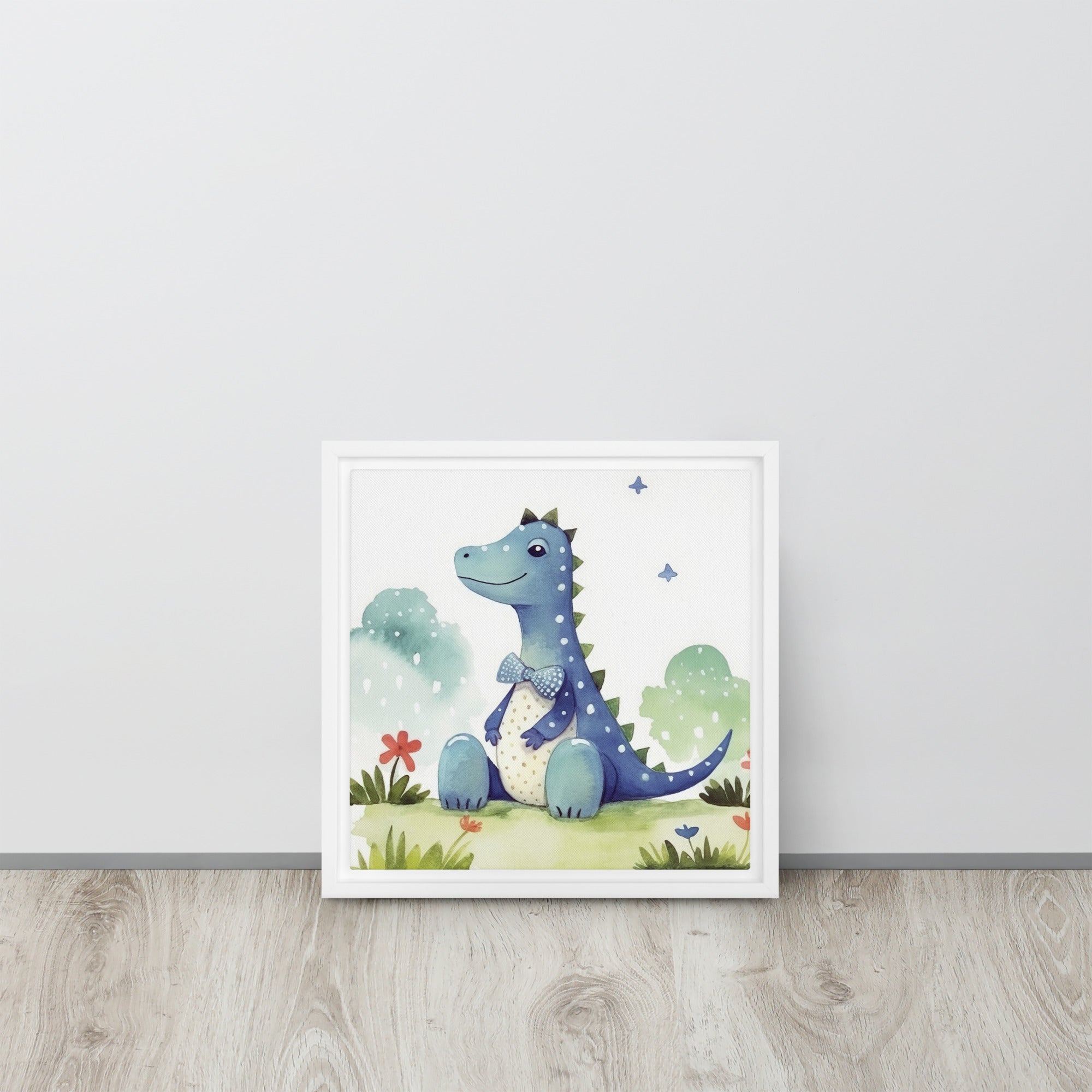 Dinosaur Art Framed canvas