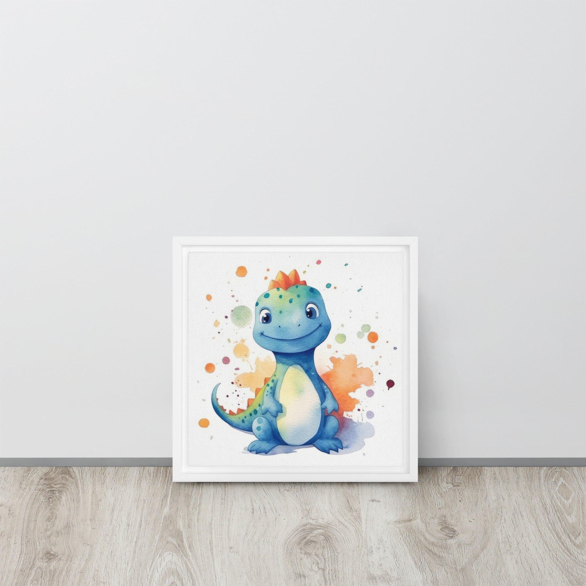 Dinosaur Art Framed canvas