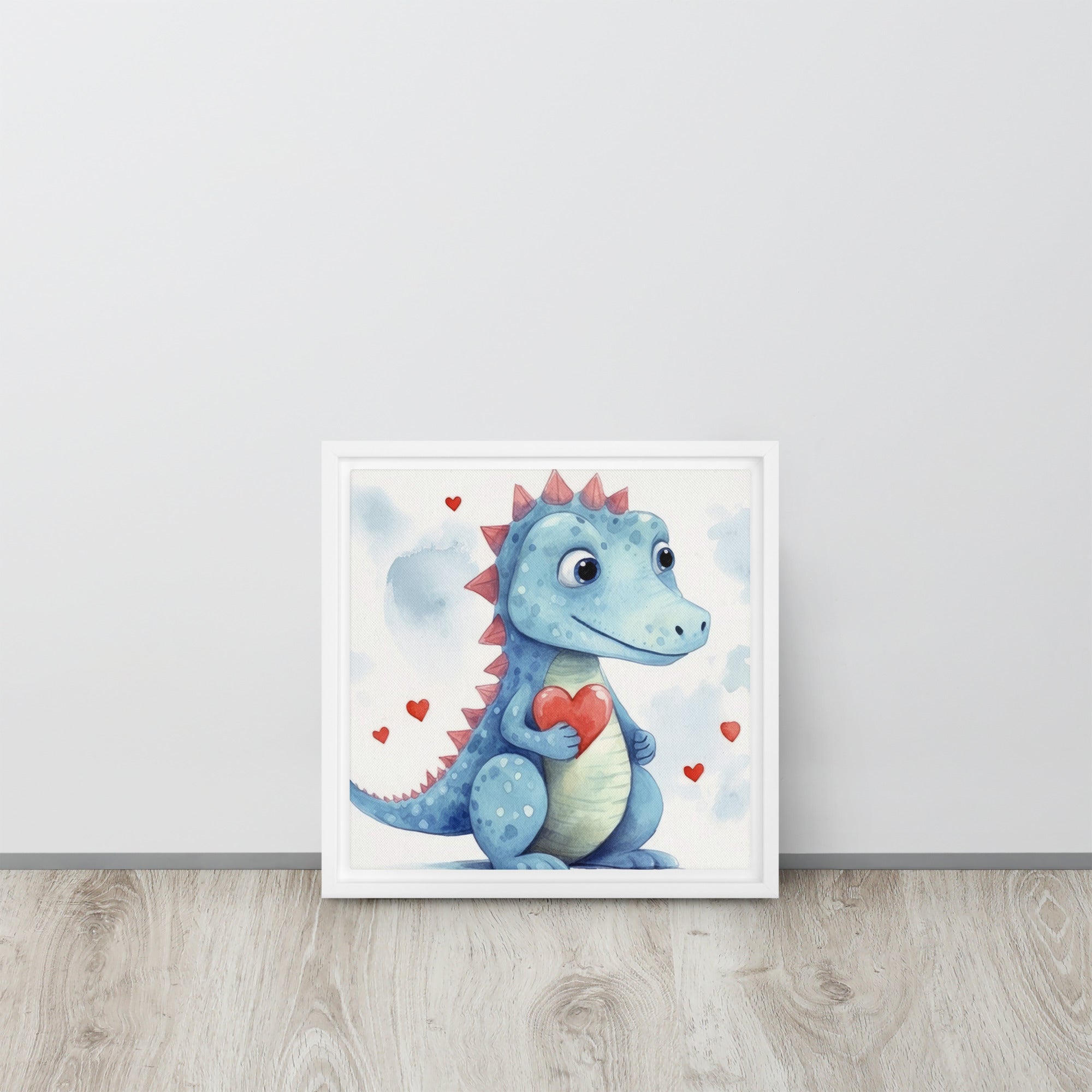 Dinosaur Art Framed canvas