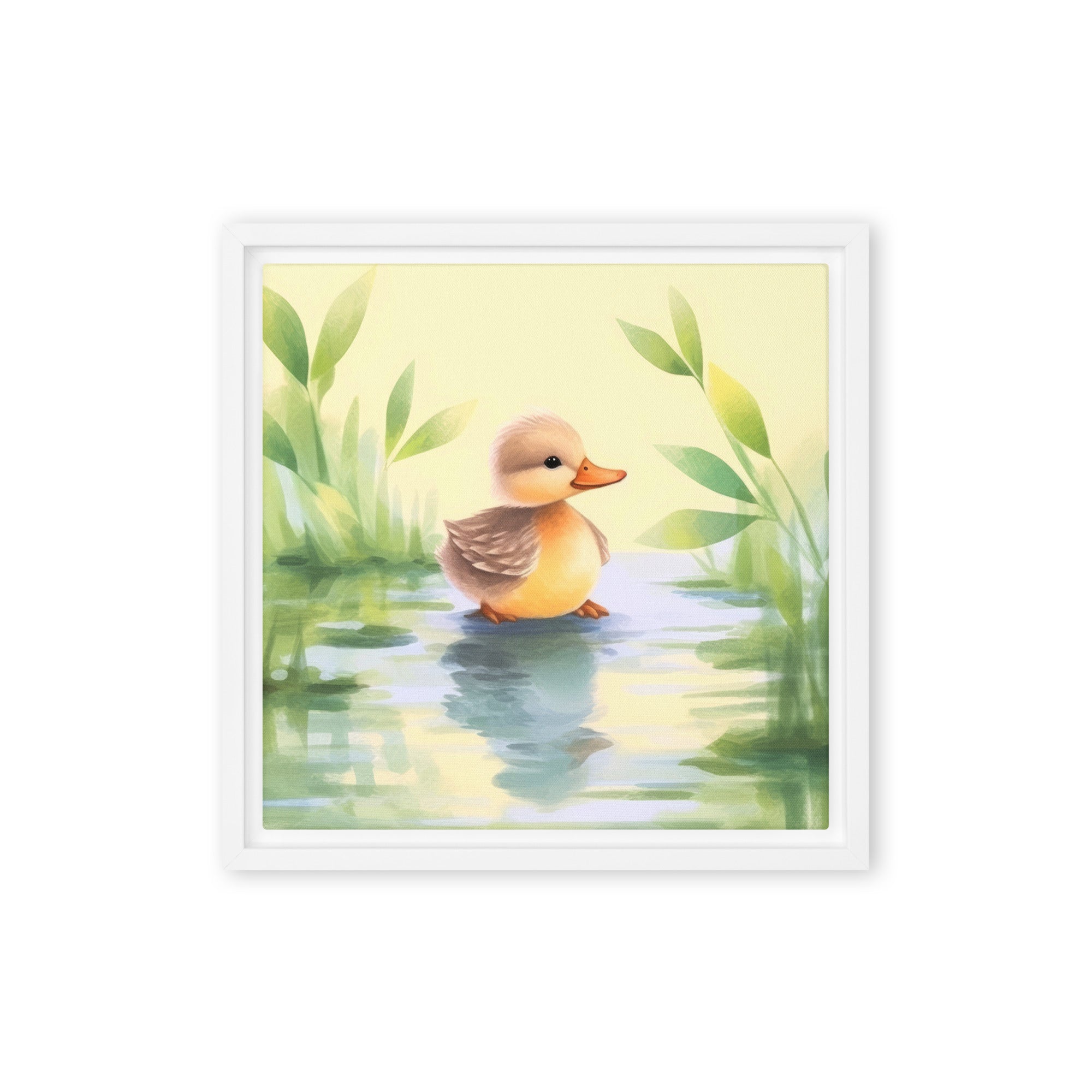 Duck Art Framed Canvas