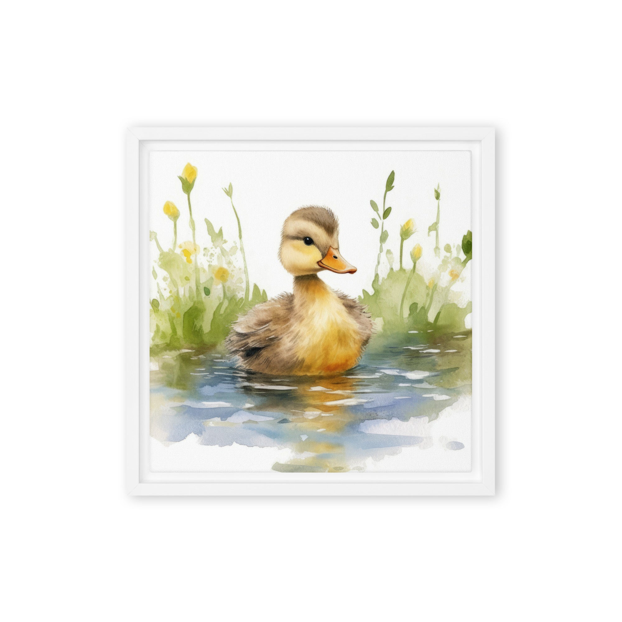 Duck Art Framed Canvas