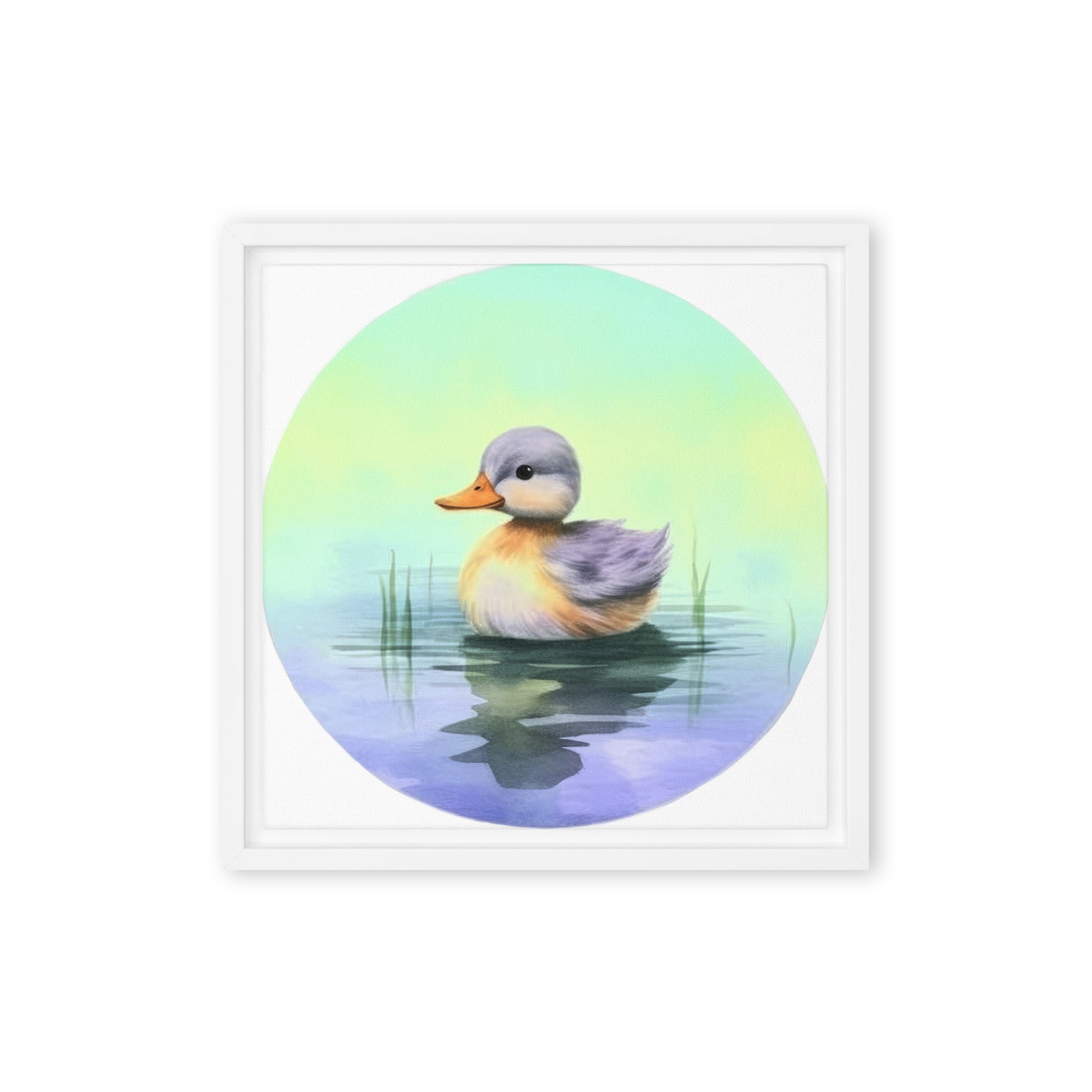 Duck Art Framed Canvas