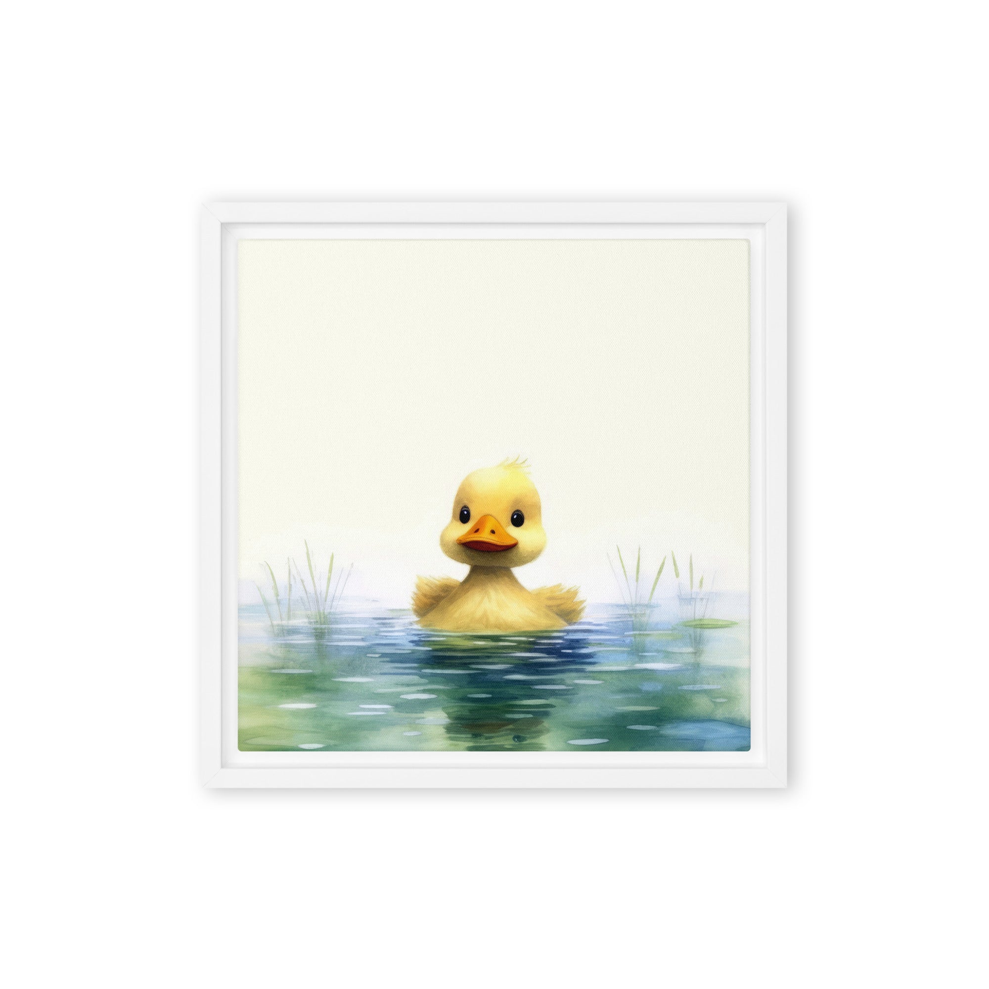 Duck Art Framed Canvas