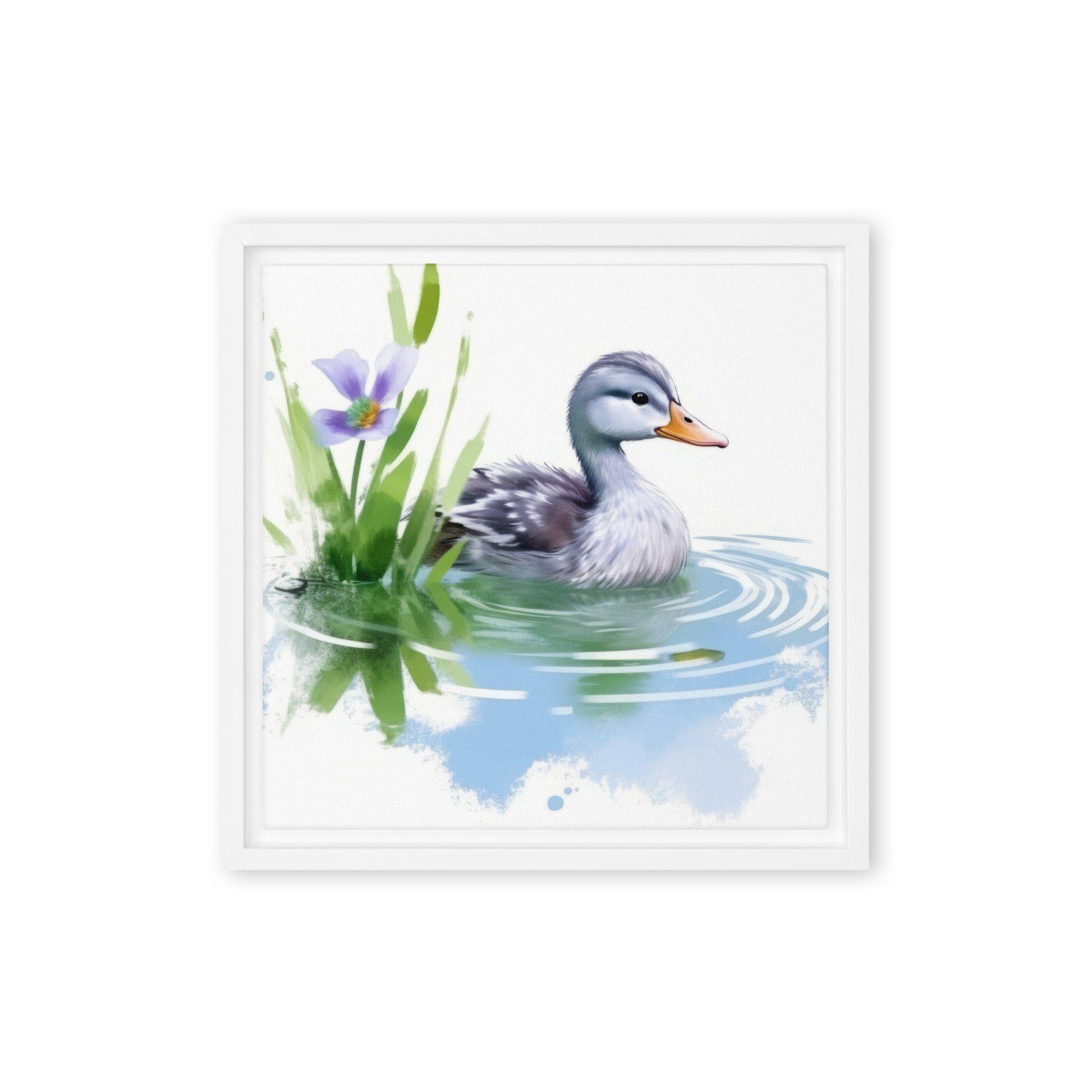 Duck Art Framed Canvas