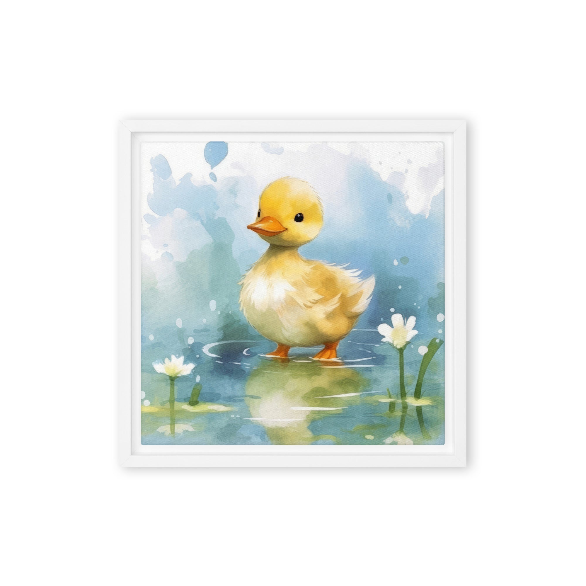 Duck Art Framed Canvas