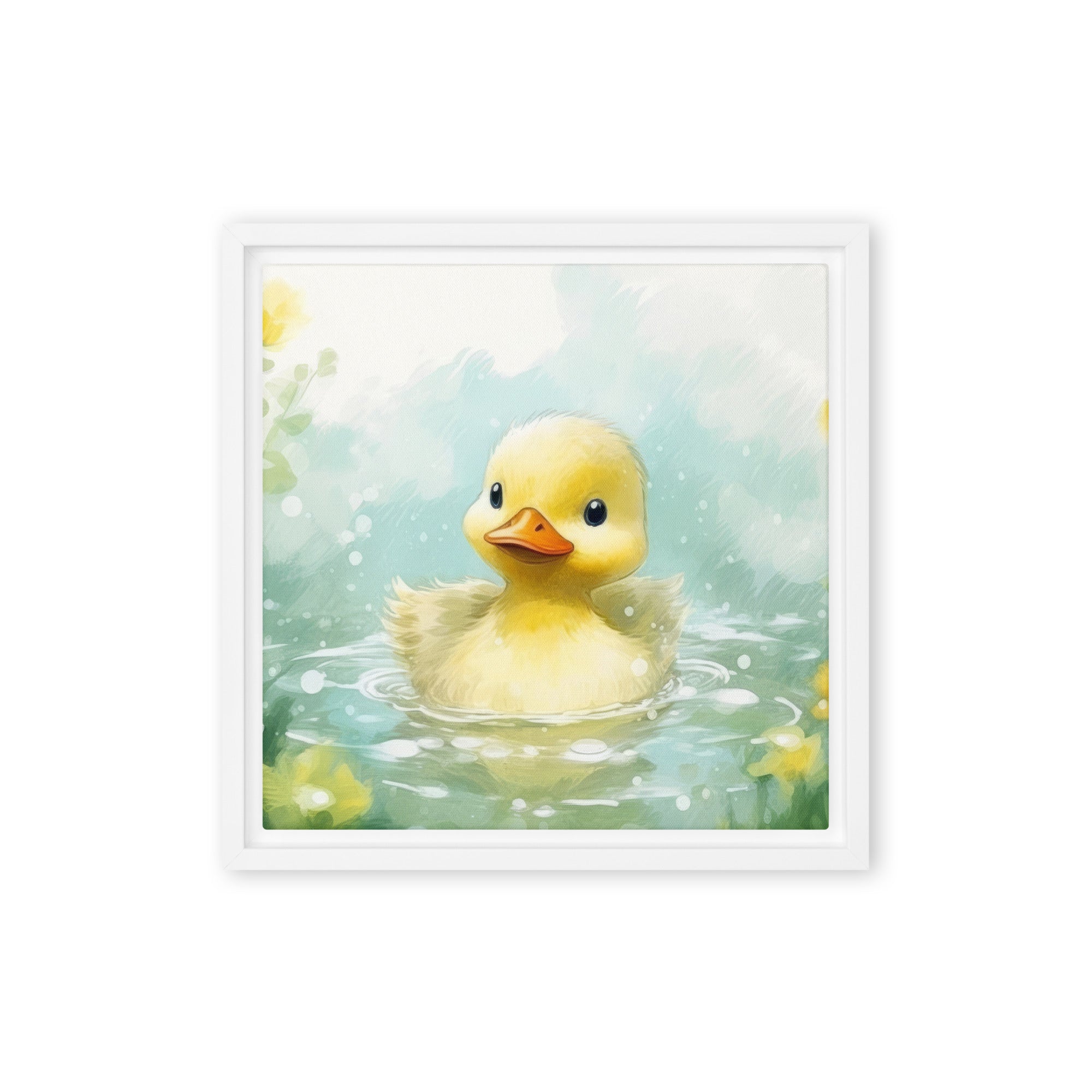 Duck Art Framed Canvas