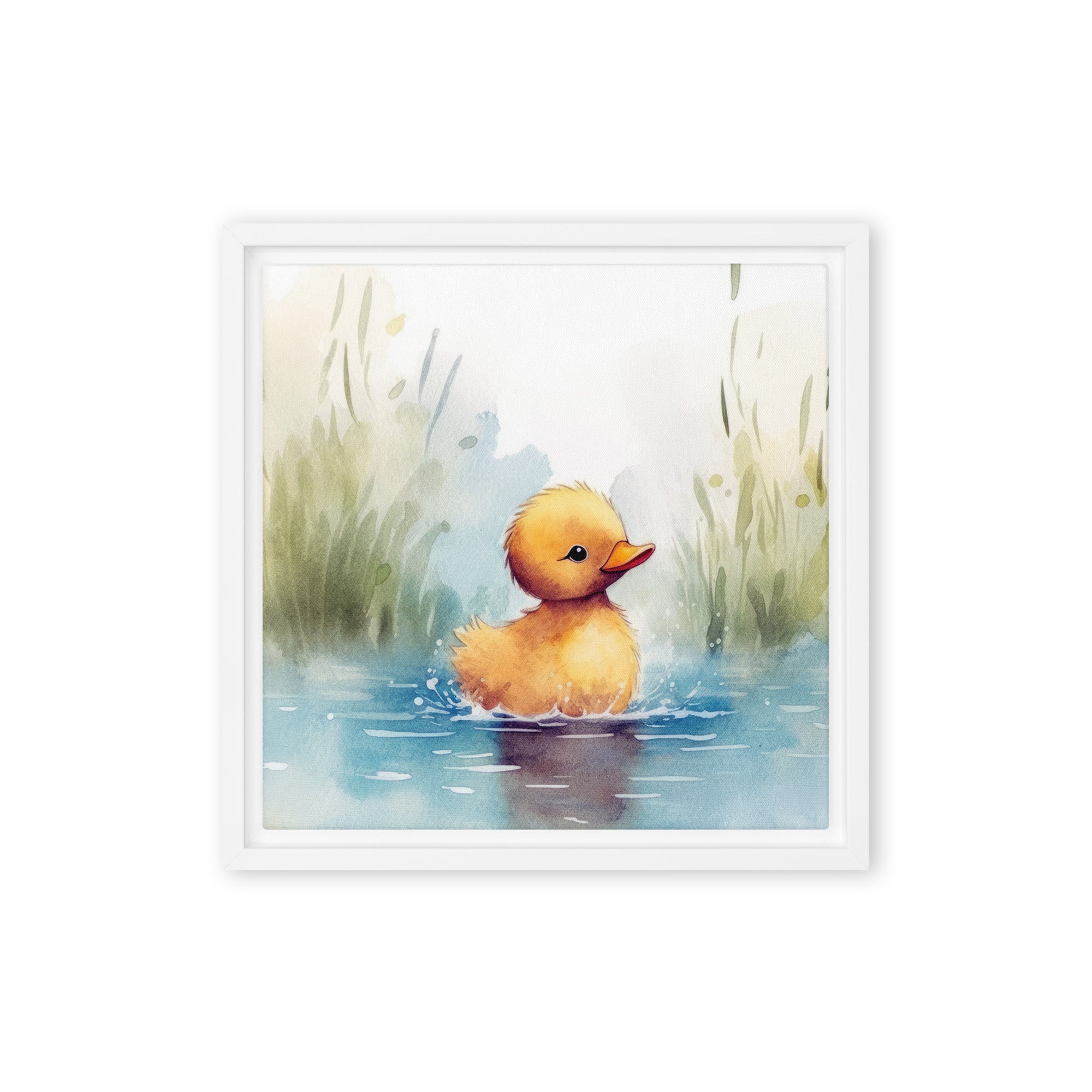 Duck Art Framed Canvas