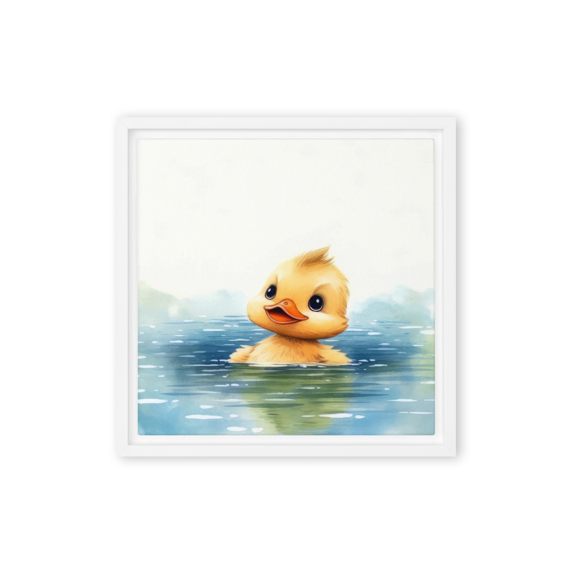 Duck Art Framed Canvas