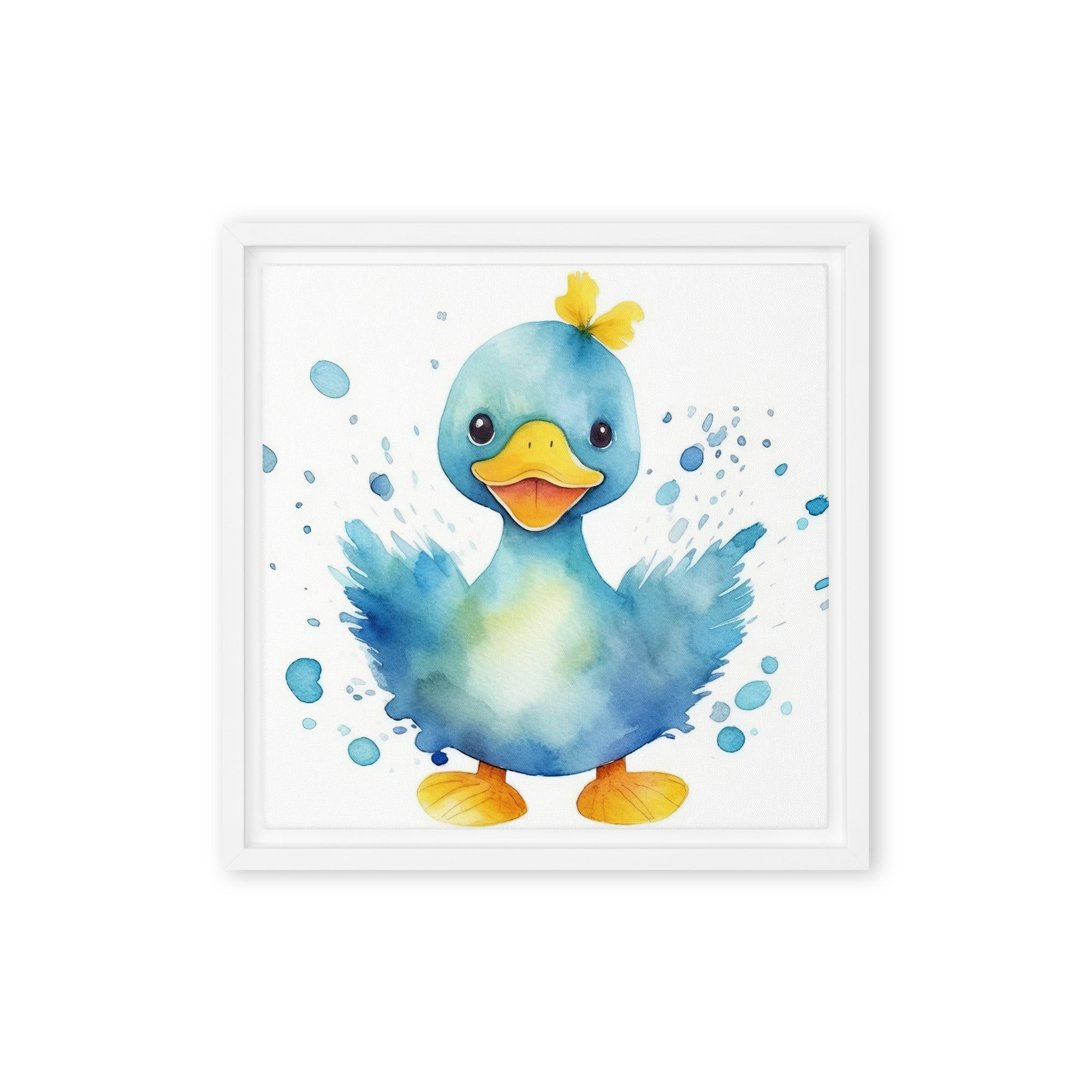 Duck Art Framed Canvas