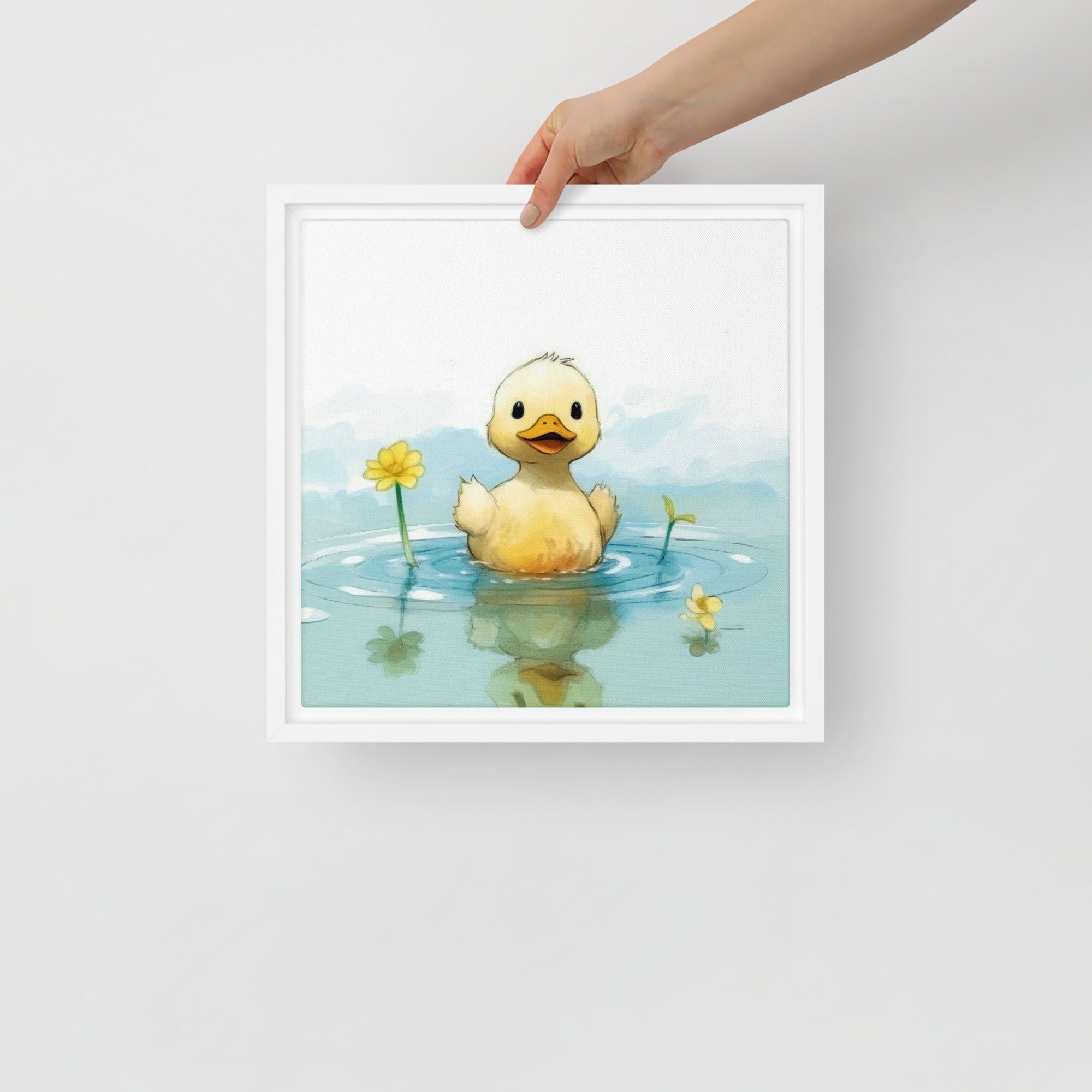 Duck Art Framed Canvas