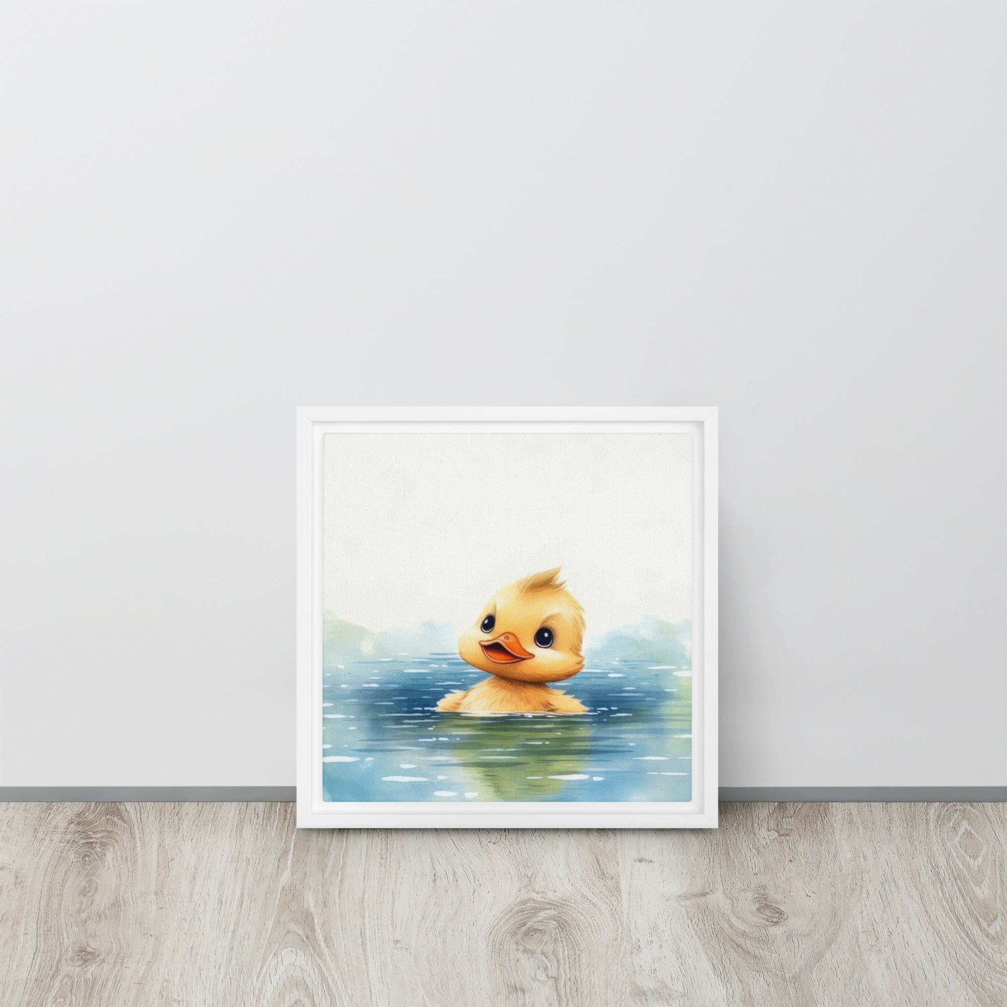 Duck Art Framed Canvas