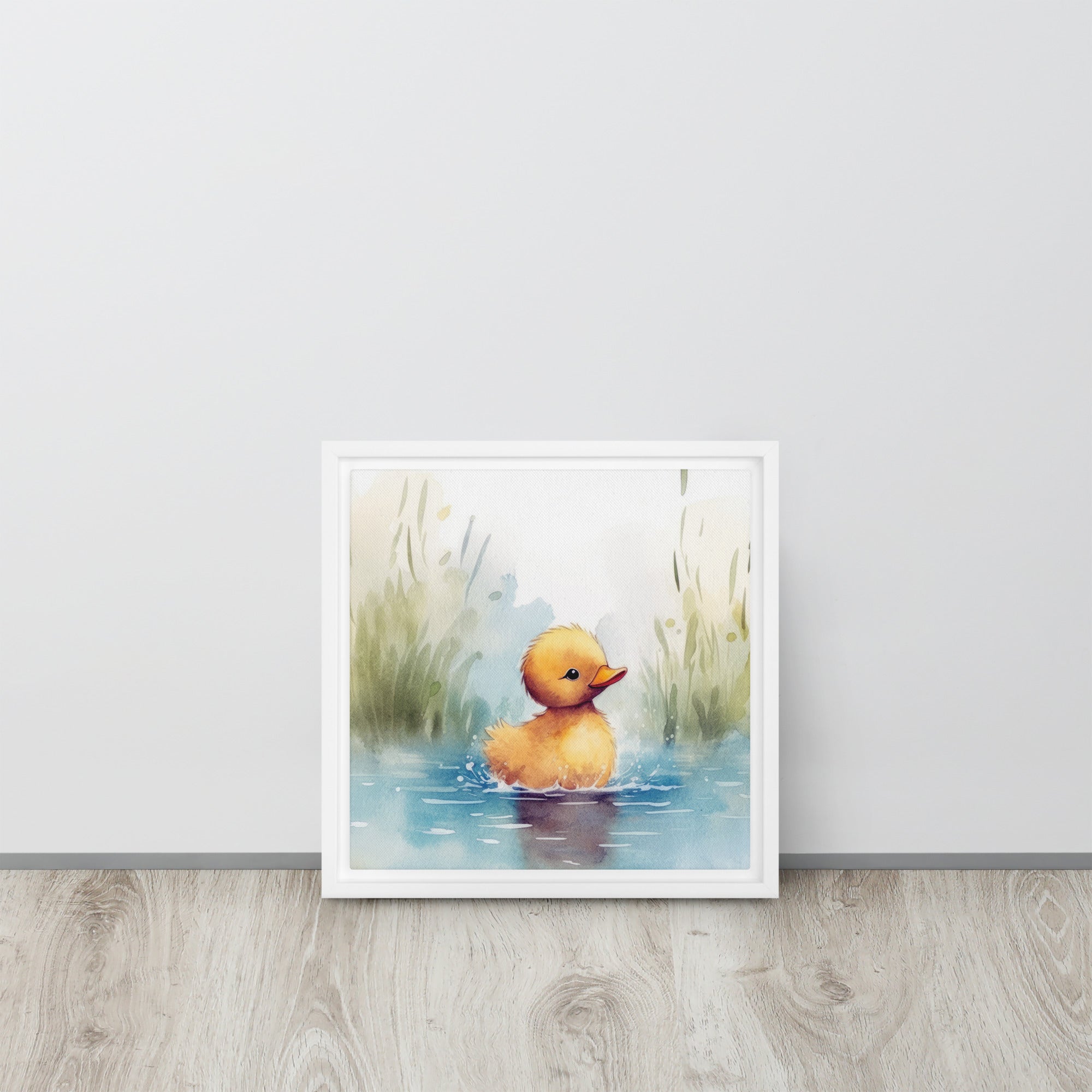 Duck Art Framed Canvas