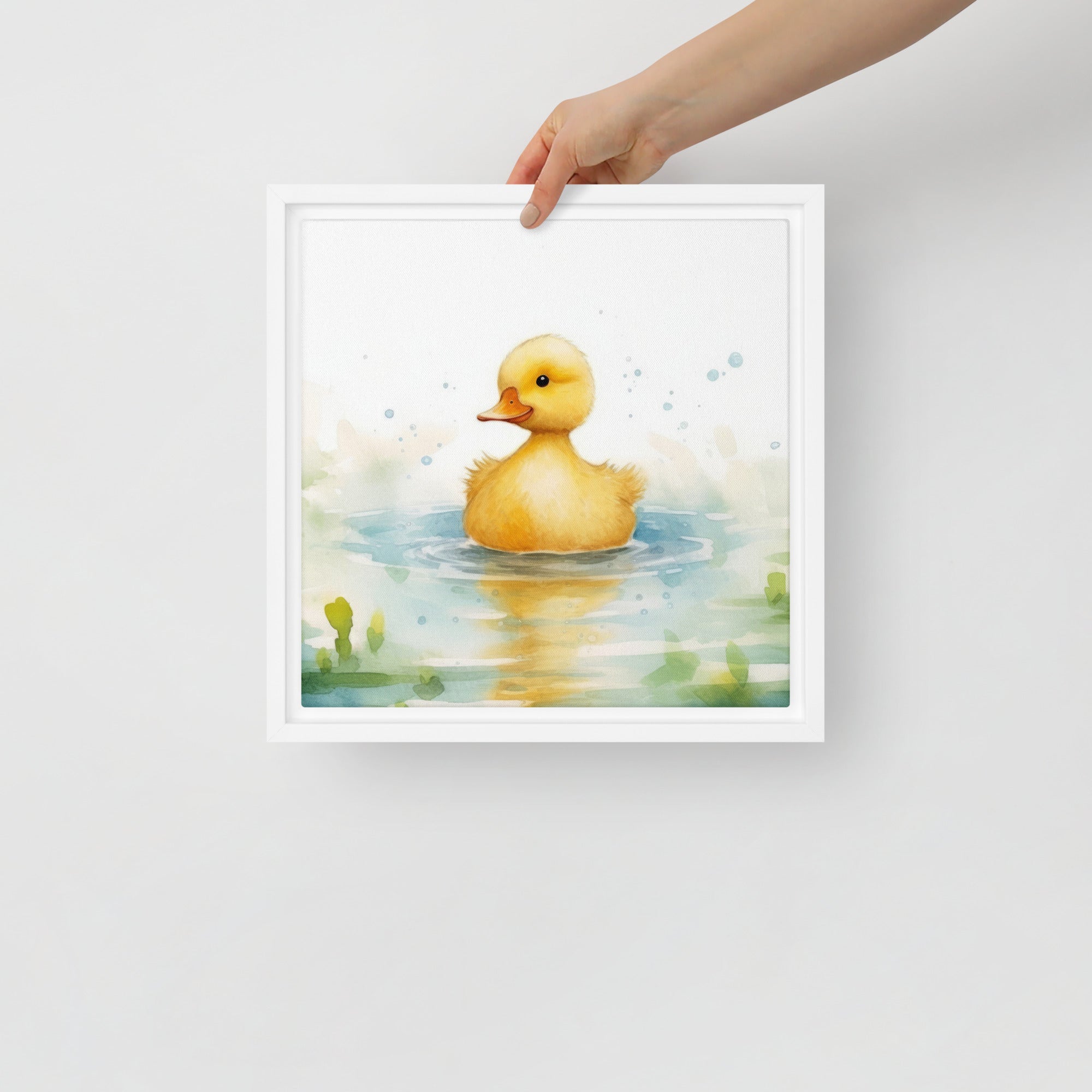 Duck Art Framed Canvas