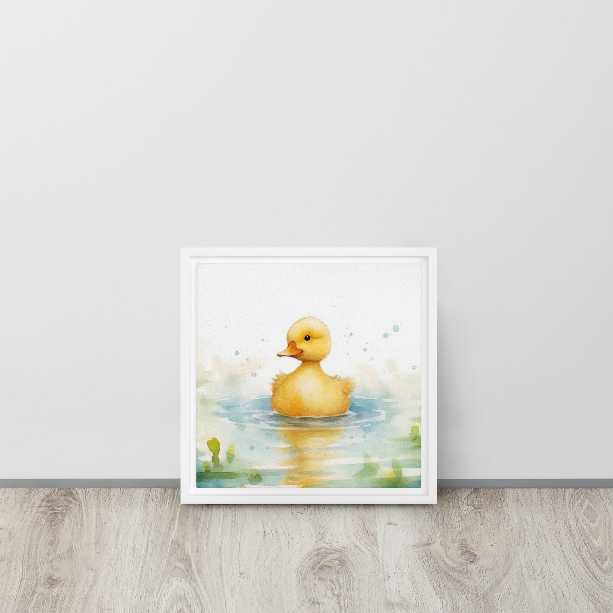 Duck Art Framed Canvas