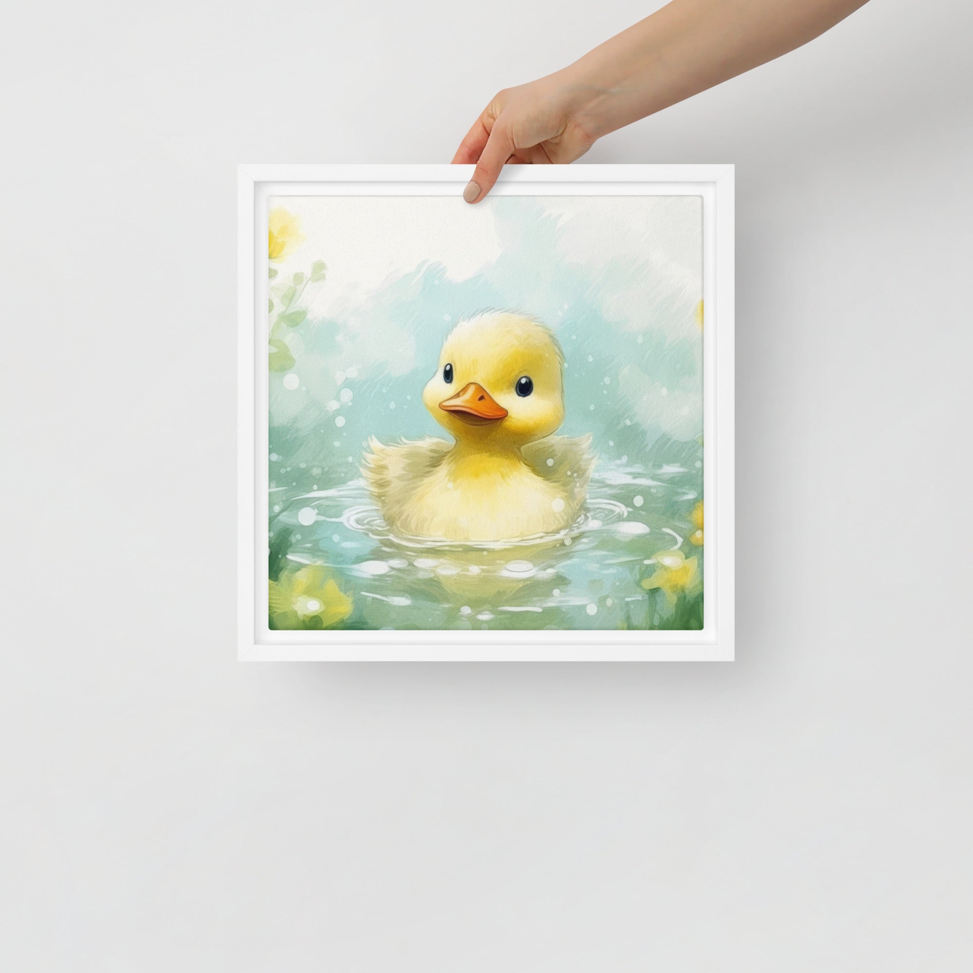 Duck Art Framed Canvas