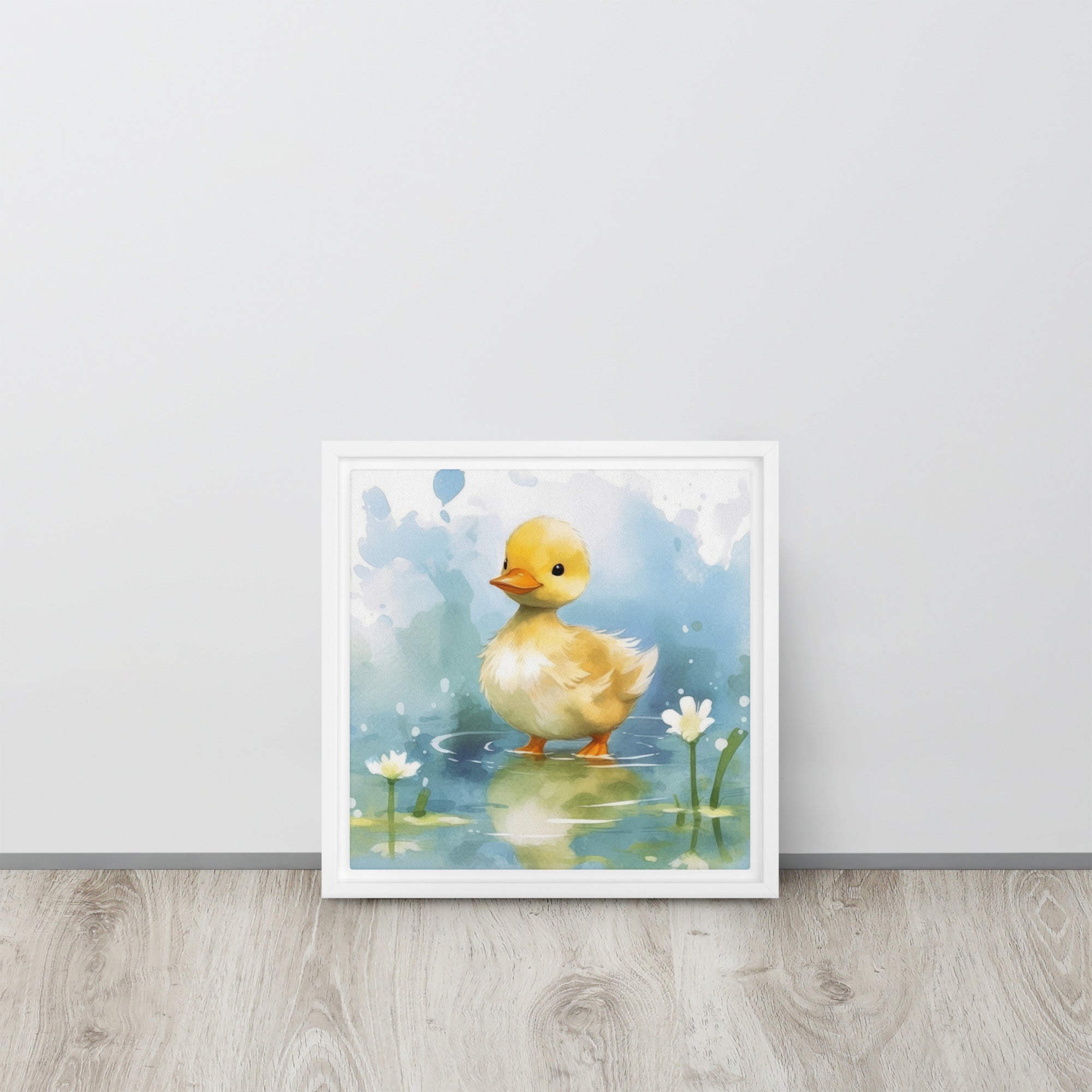 Duck Art Framed Canvas