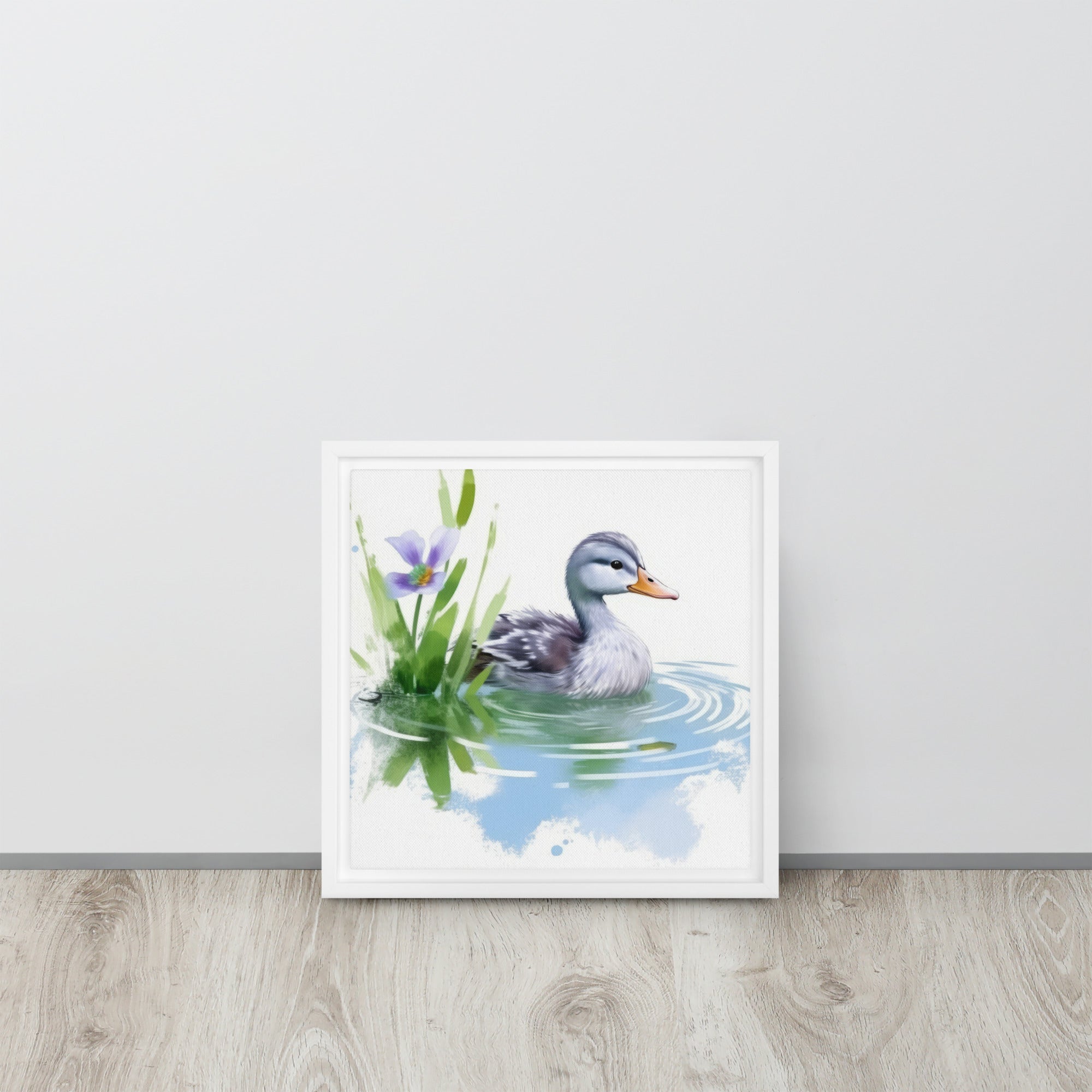 Duck Art Framed Canvas