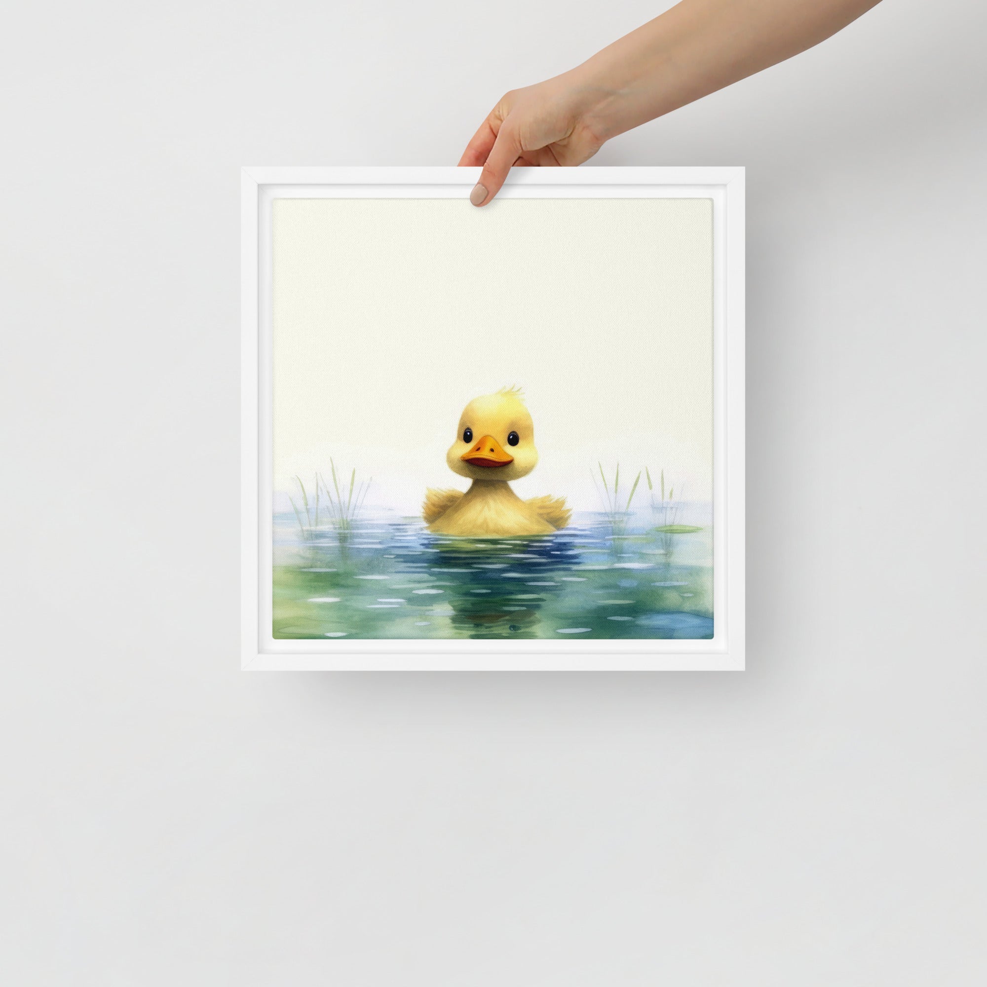 Duck Art Framed Canvas