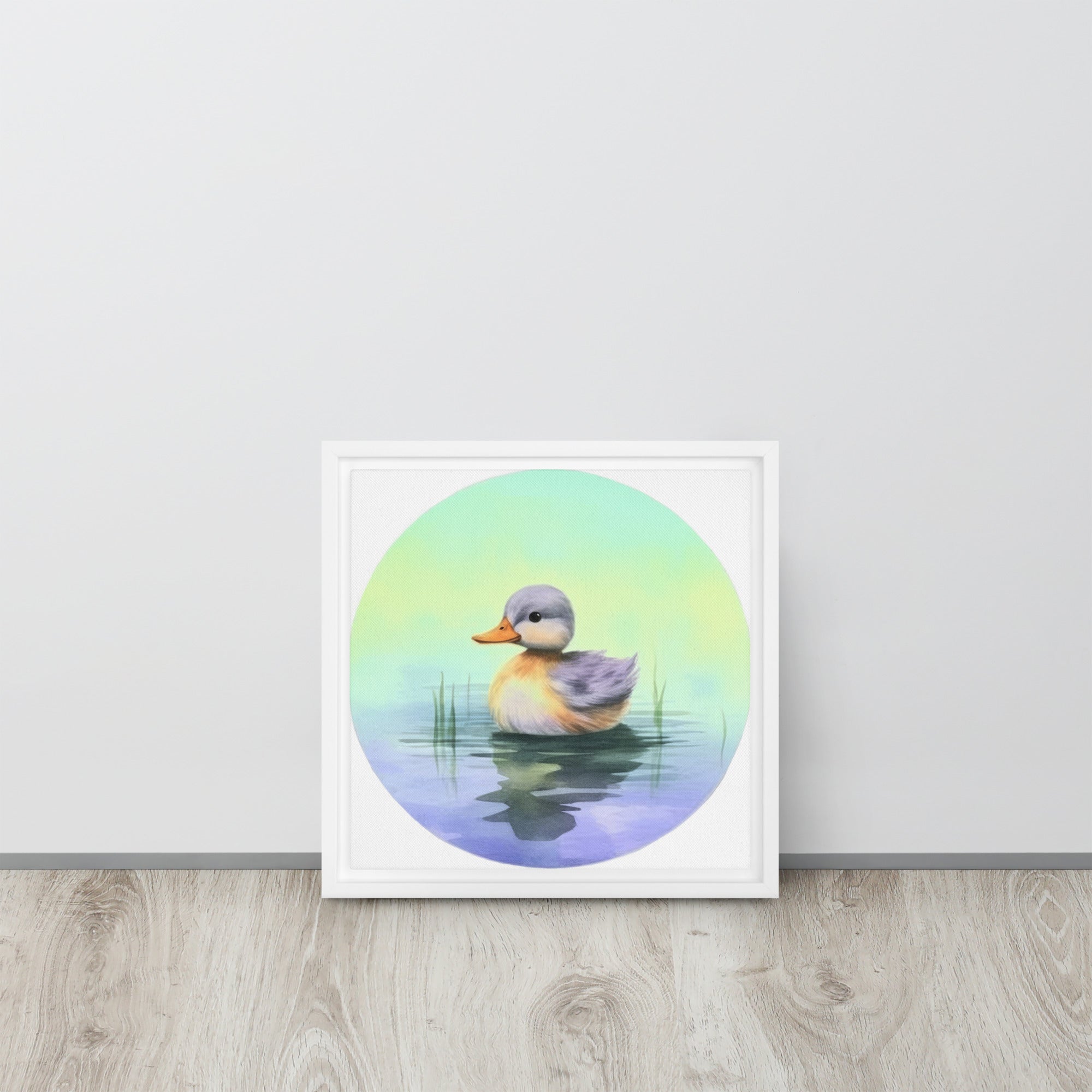 Duck Art Framed Canvas