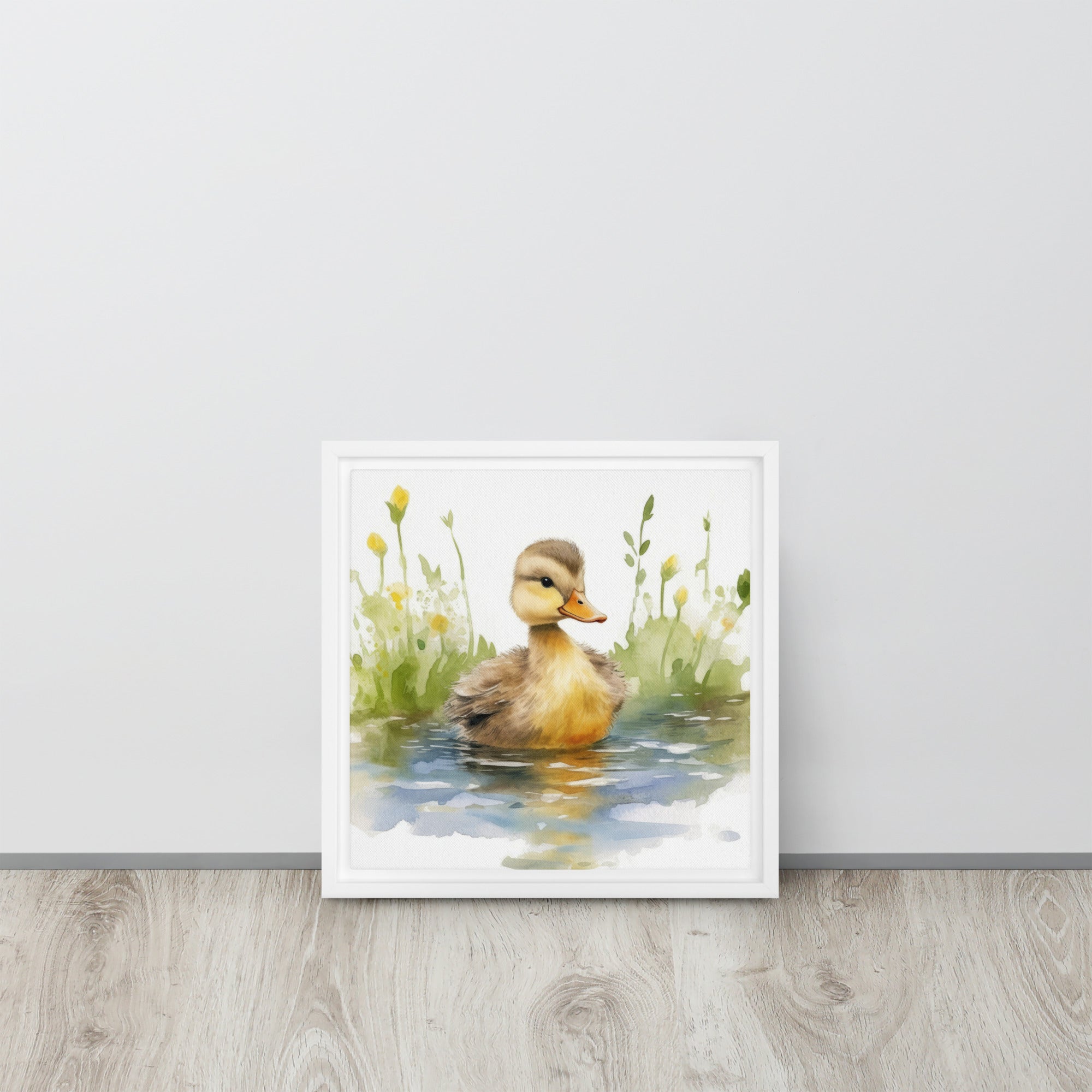 Duck Art Framed Canvas