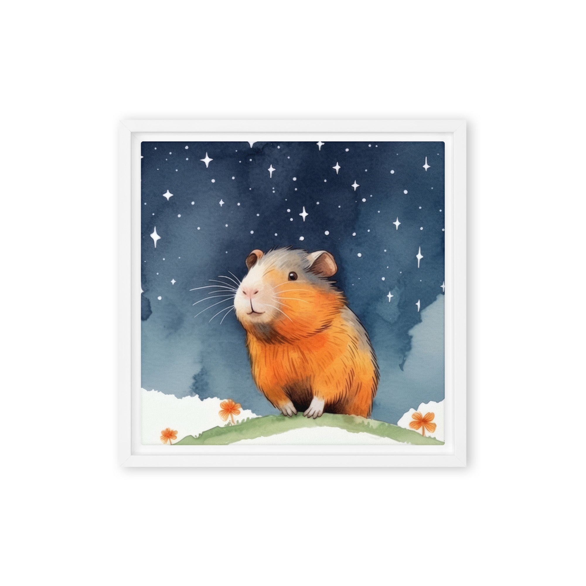 Guinea Pig Starry Sky Art