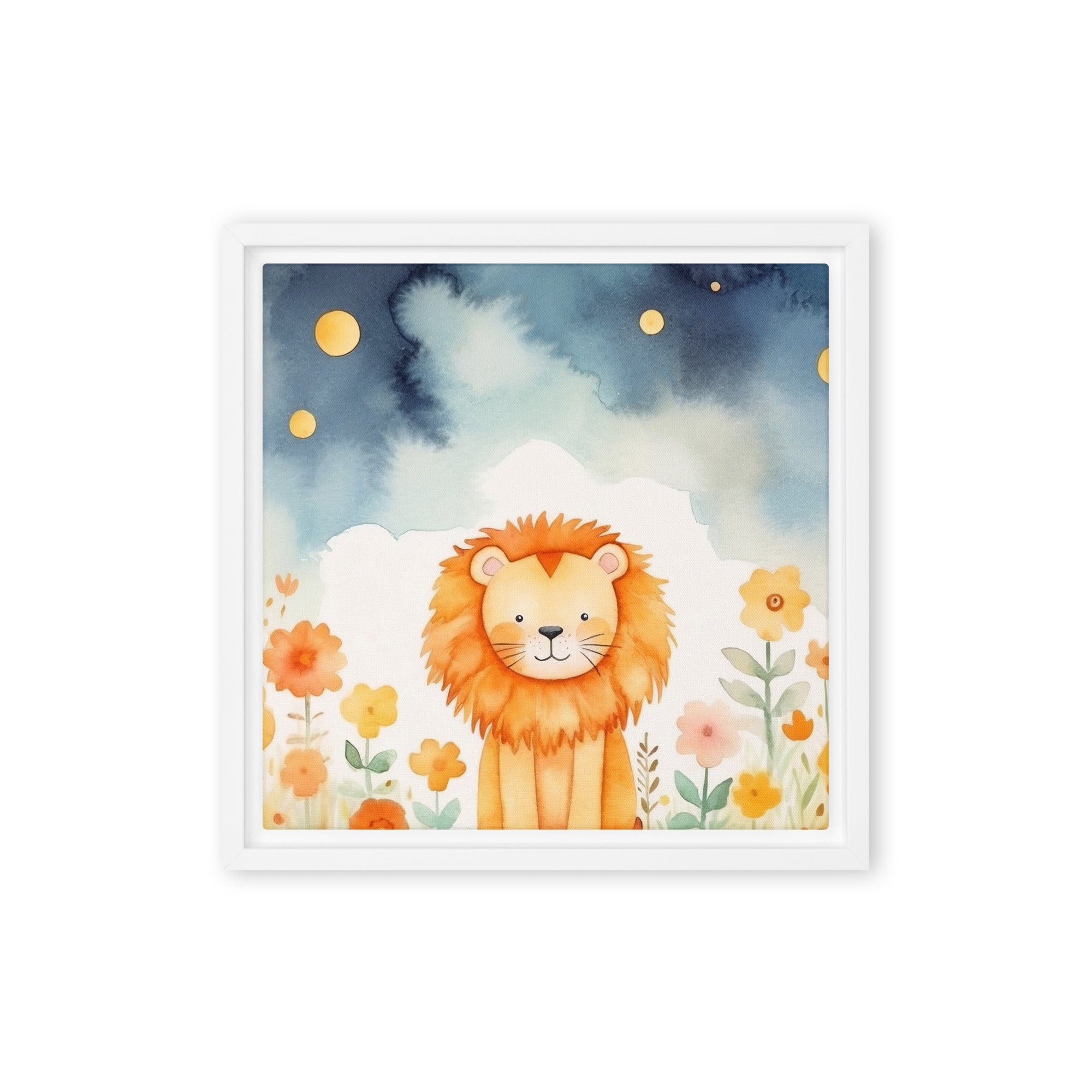 Lion Art Framed canvas