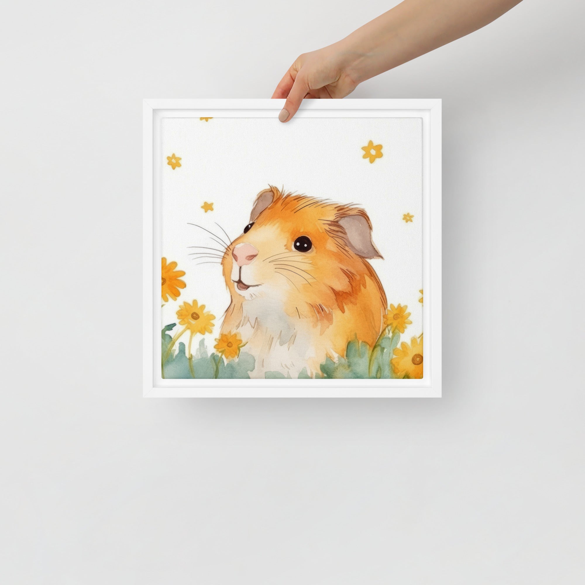 Guinea Pig Dandelion Art