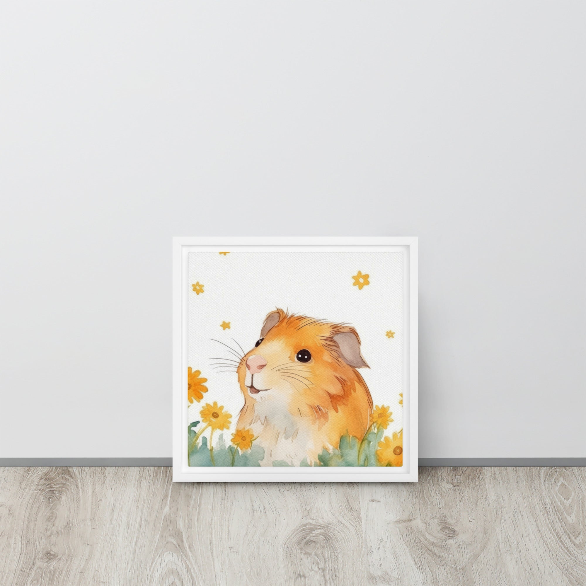 Guinea Pig Dandelion Art