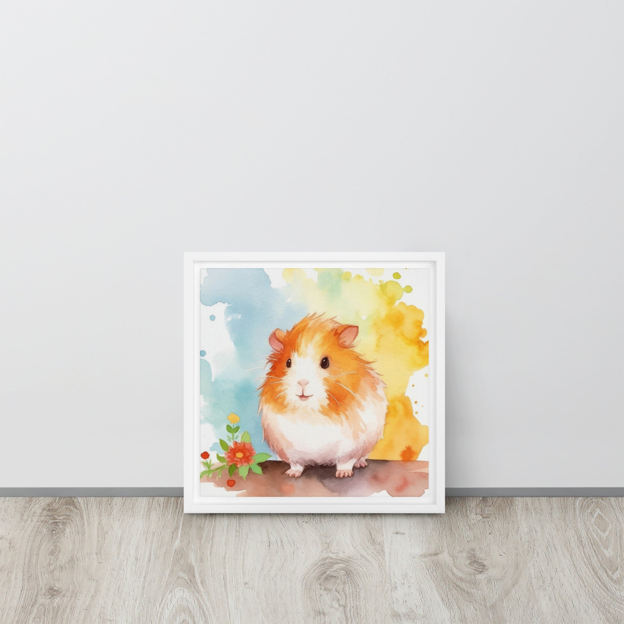 Guinea Pig Watercolor Art