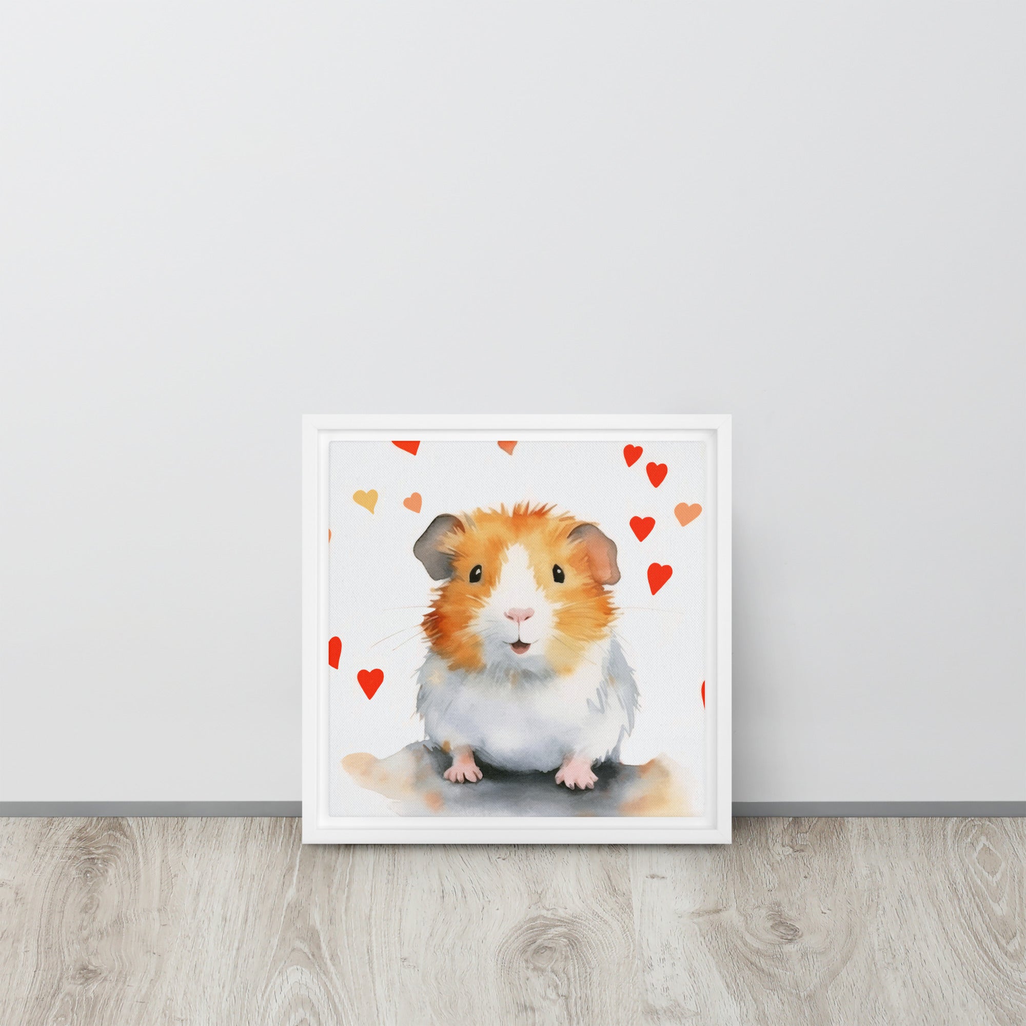 Guinea Pig Heart Prints Art