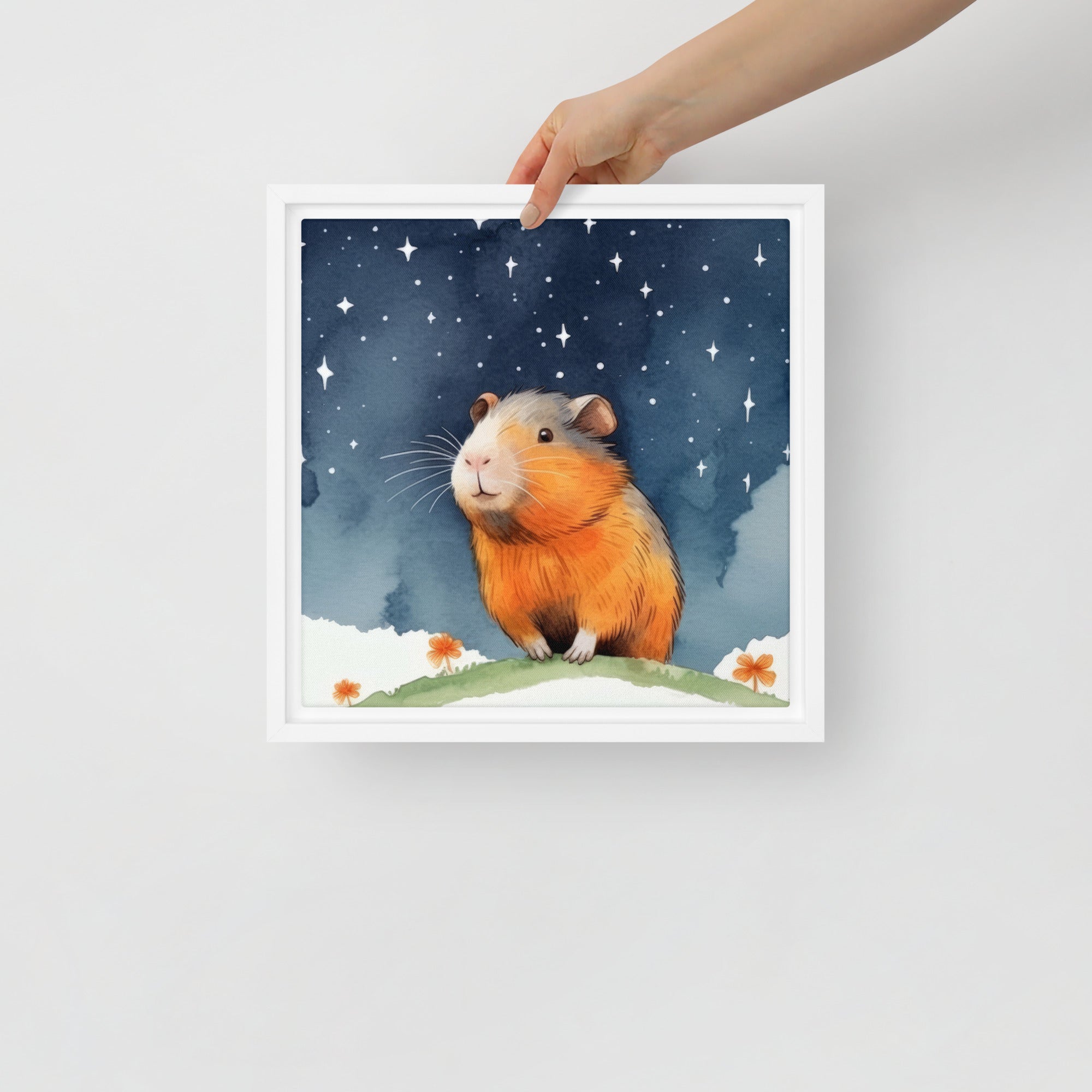 Guinea Pig Starry Sky Art