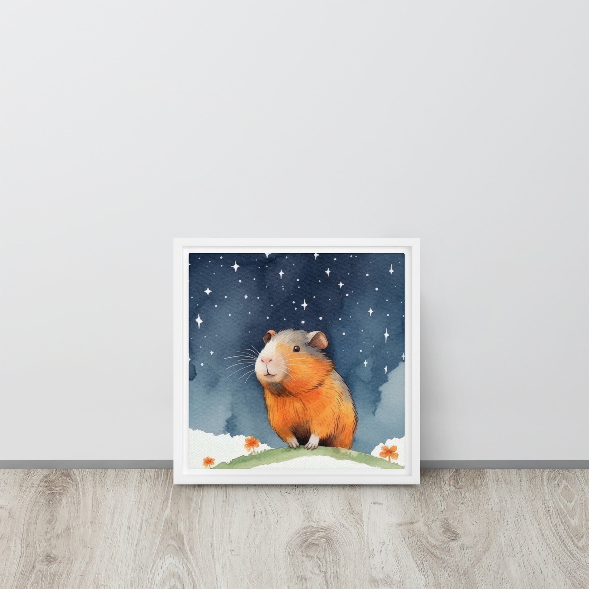 Guinea Pig Starry Sky Art