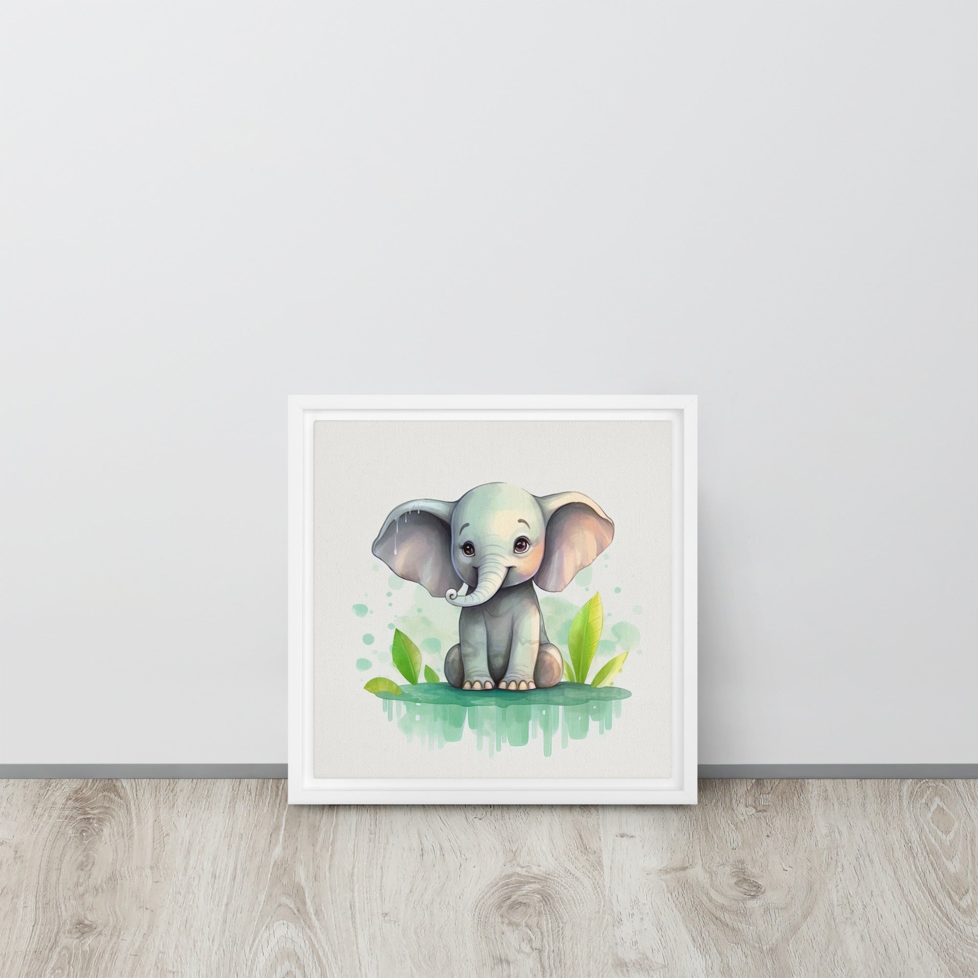 Elephant Art Framed canvas