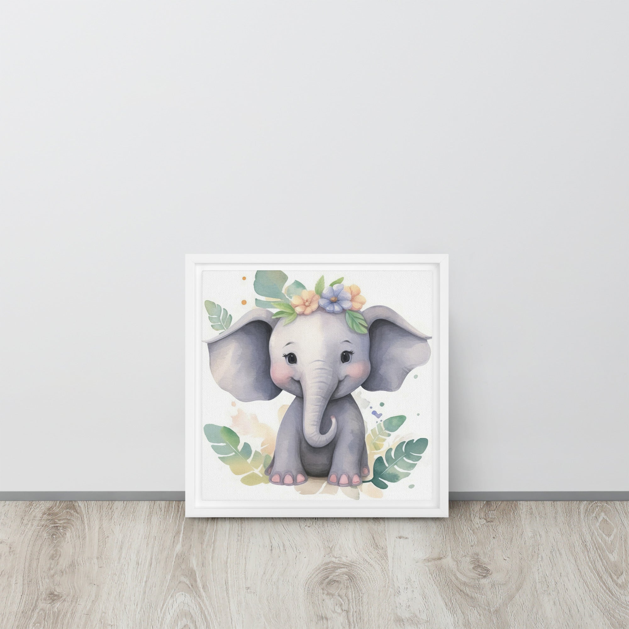 Elephant Art Framed canvas