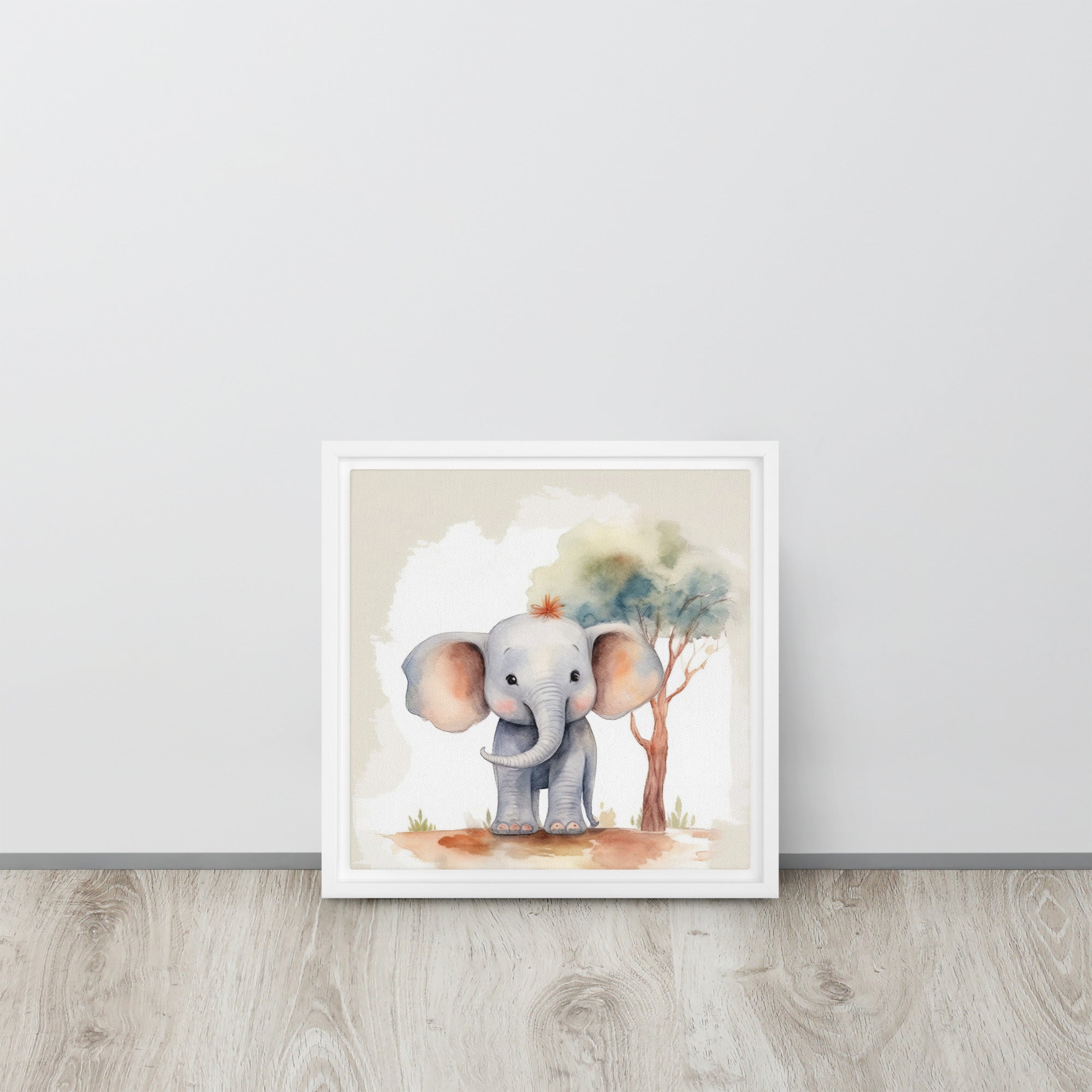 Elephant Art Framed canvas