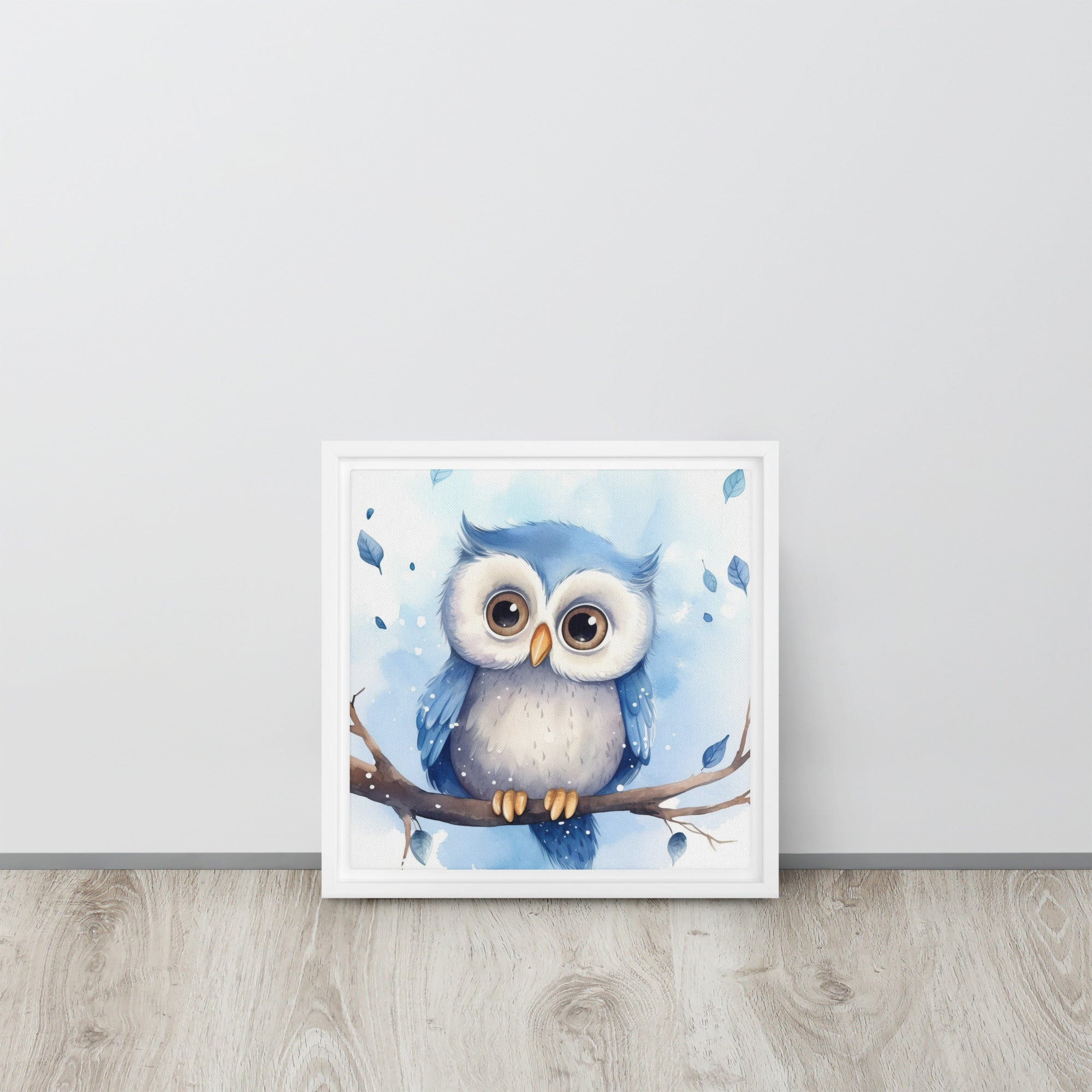 Owl Art Framed canvas