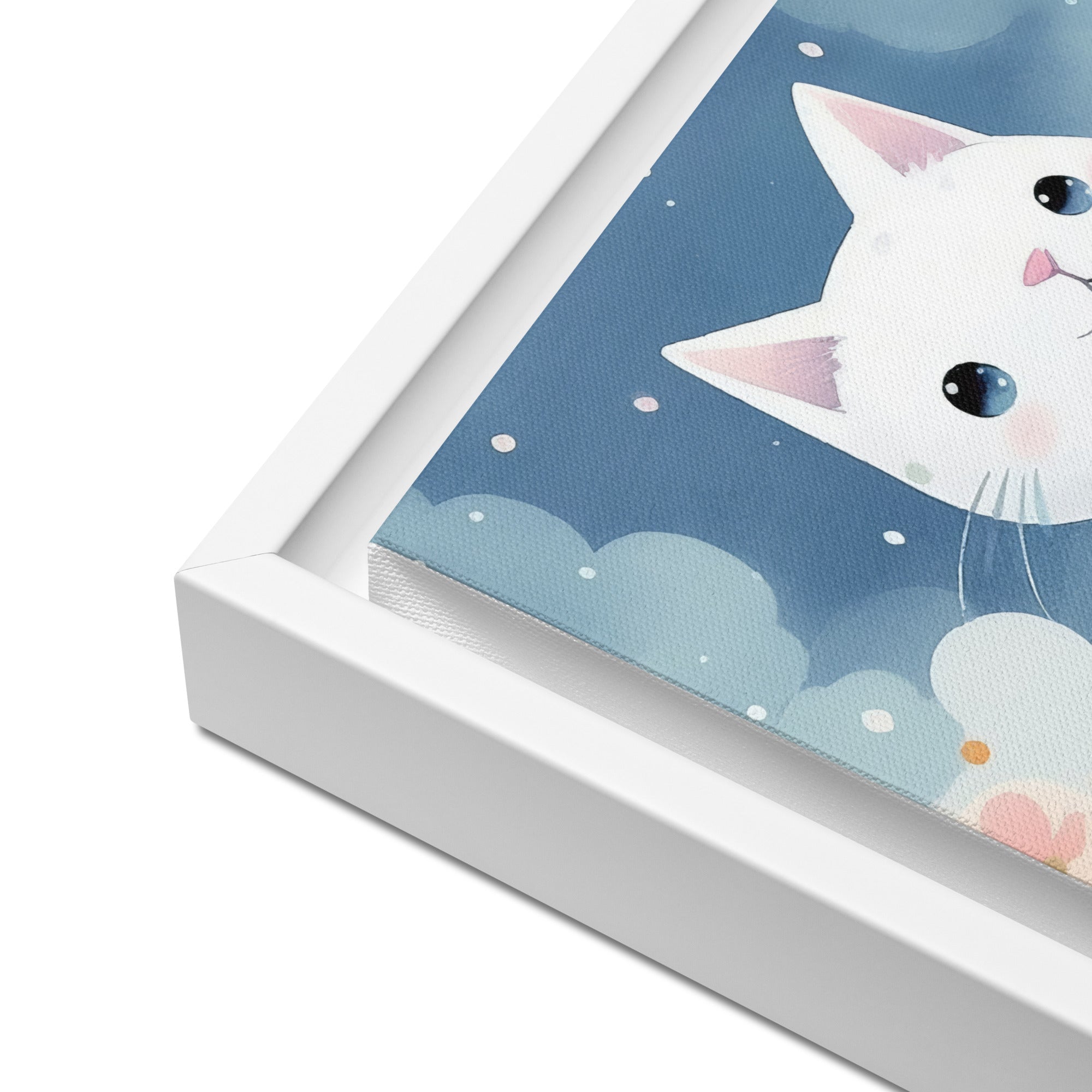 Cat Art Framed canvas