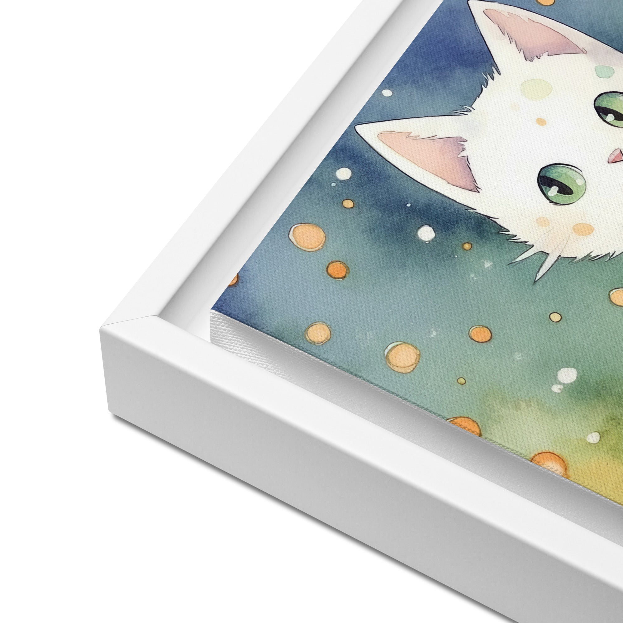 Cat Nursery Art Watercolor