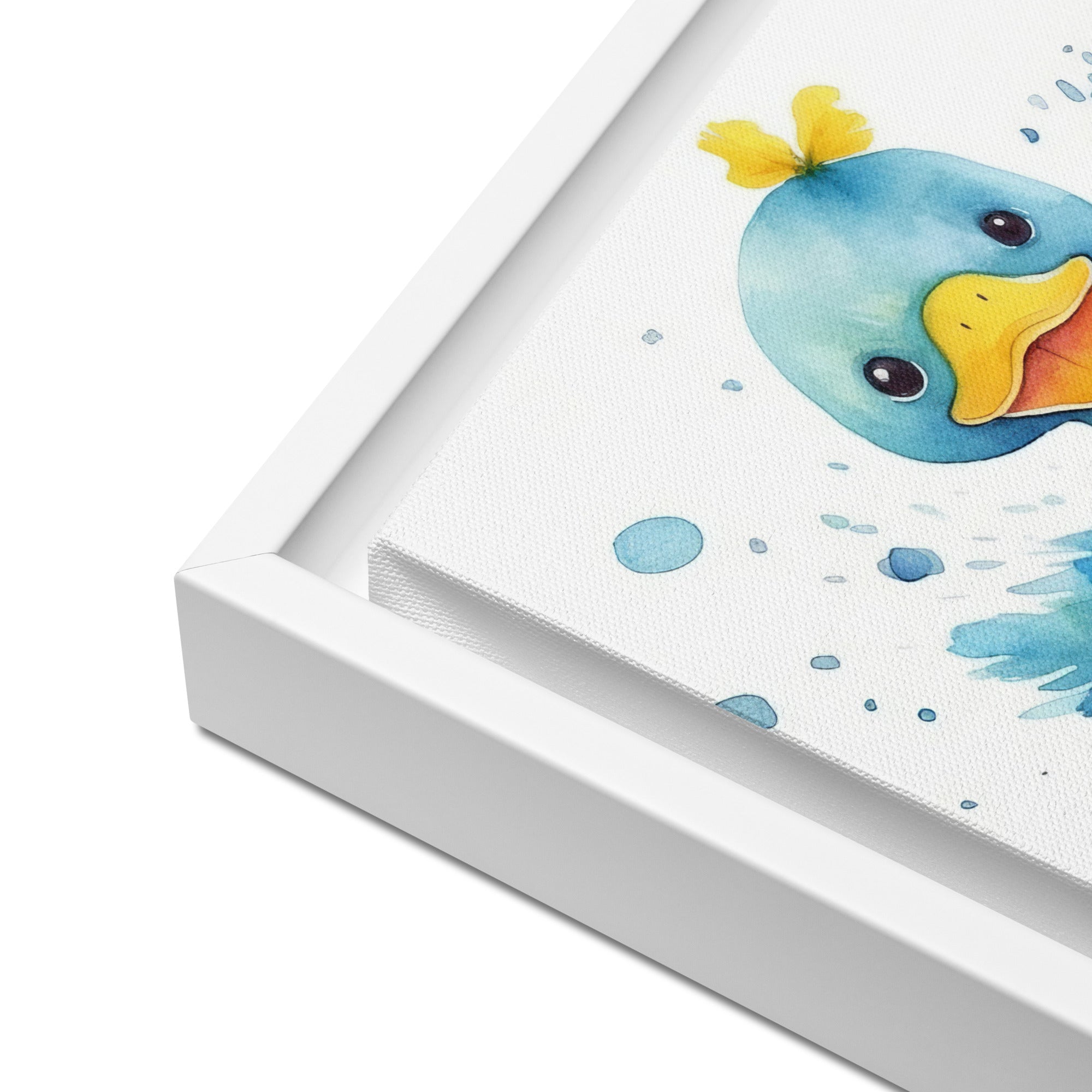 Duck Art Framed Canvas